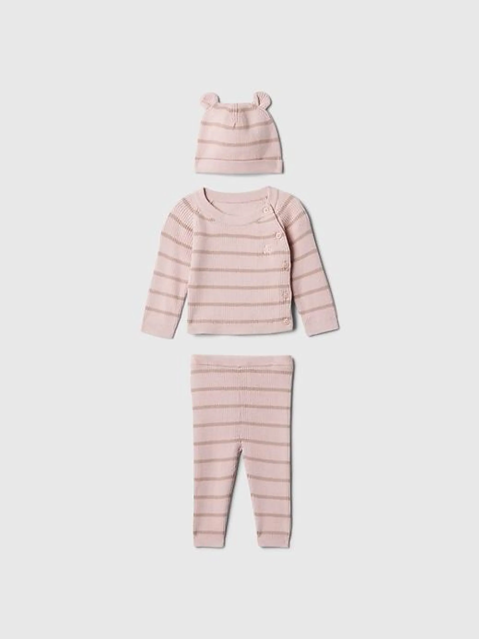 Baby Wrap Sweater Outfit Set