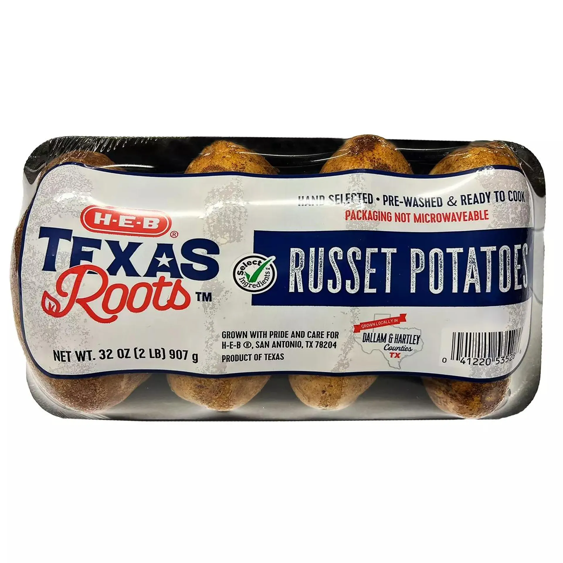 H‑E‑B Texas Roots Fresh Russet Potatoes