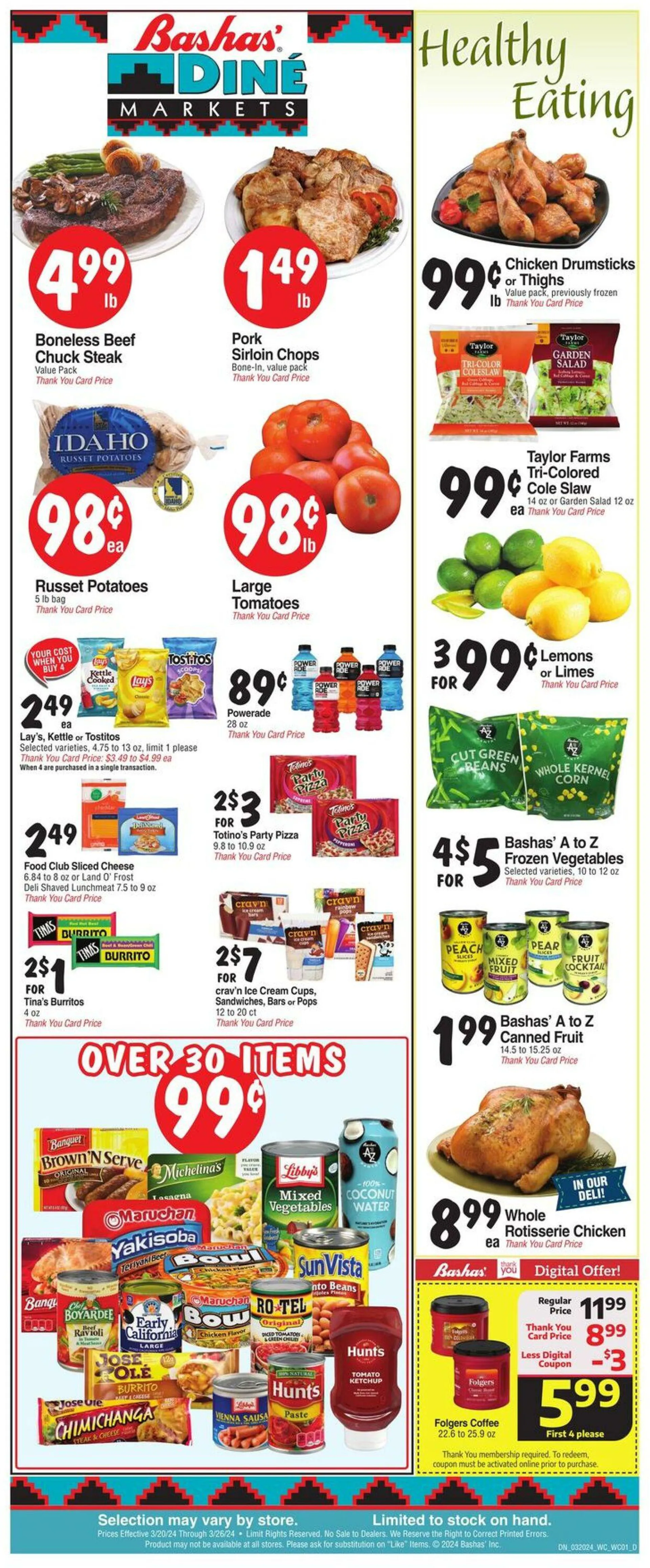 Weekly ad Bashas Current weekly ad from March 20 to March 26 2024 - Page 