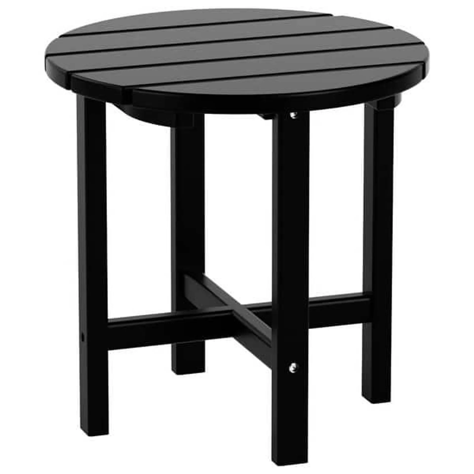 Polytrends Altura Eco-friendly All Weather Round 18" Side Table