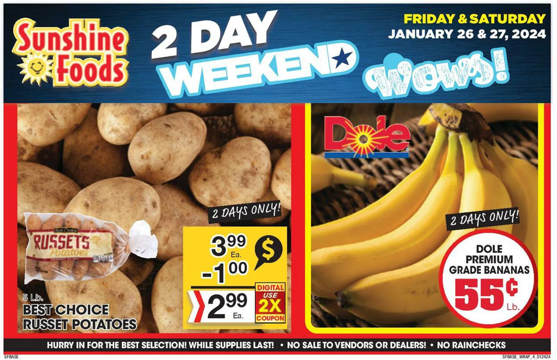 Weekly ad Sunshine Foods from January 24 to January 30 2024 - Page 12
