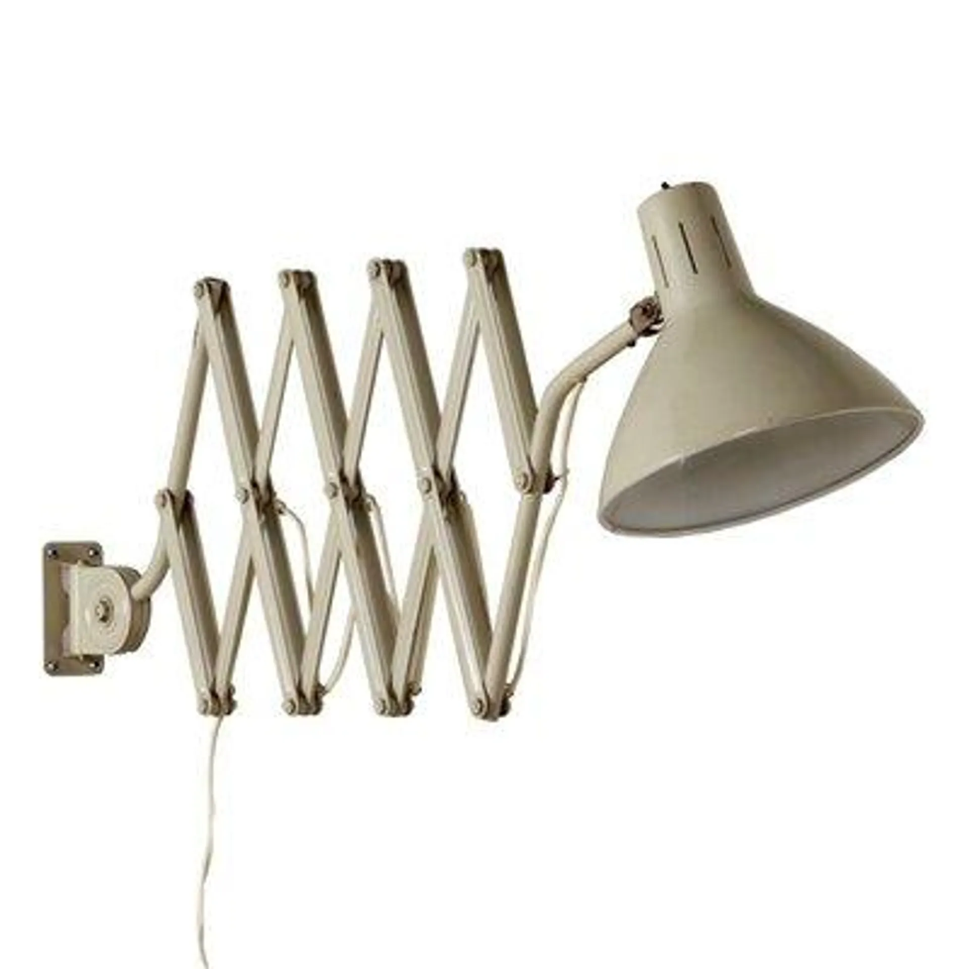 Industrial Wall Lamp by H.Busquet for Hala, 1960s