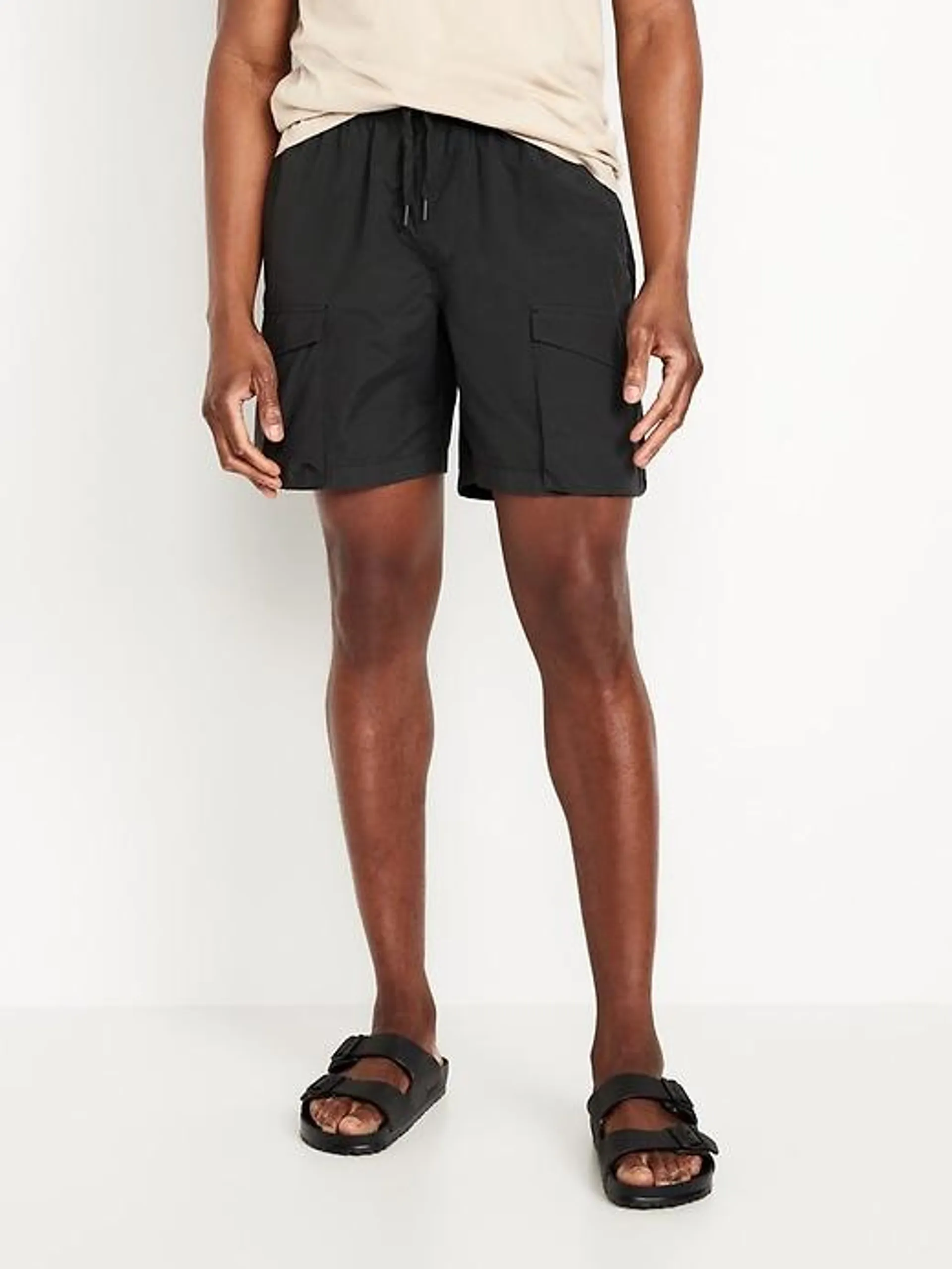 Relaxed Cargo Shorts -- 7-inch inseam