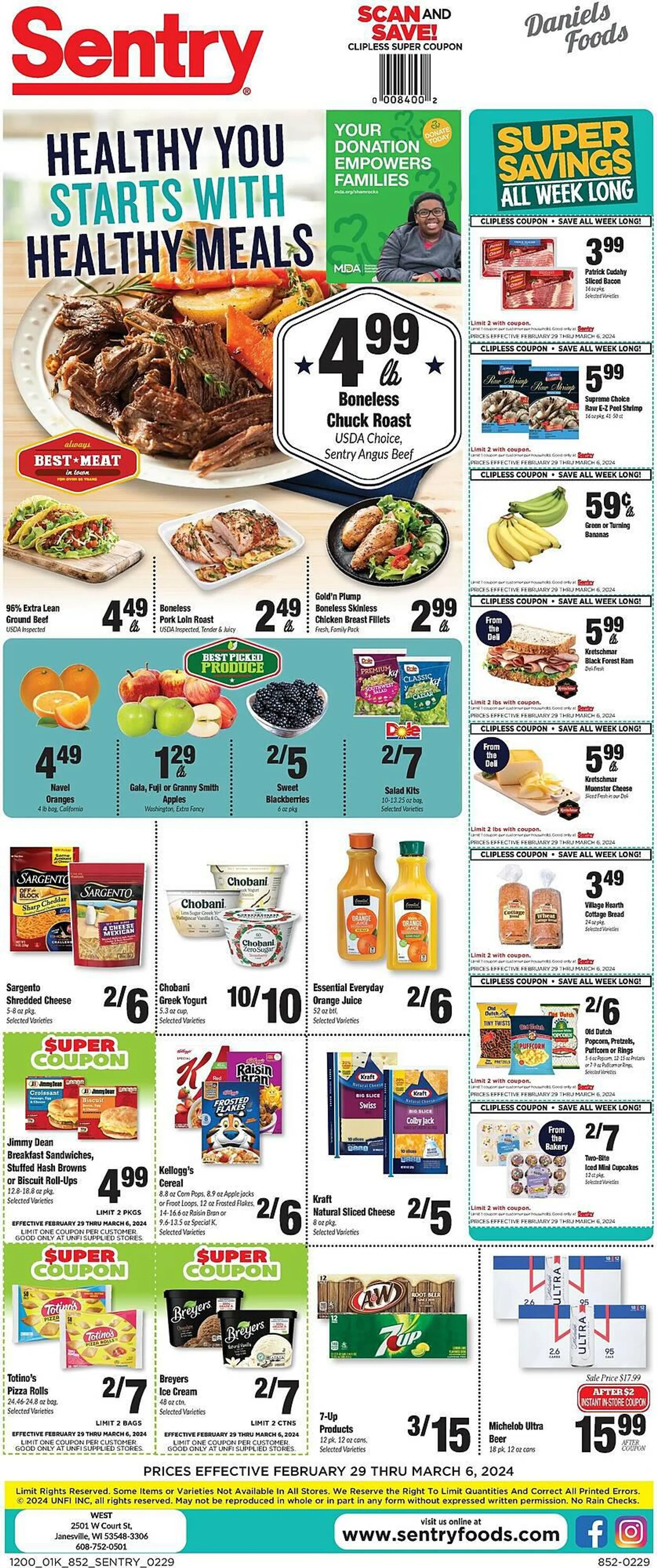 Weekly ad Sentry Weekly Ad from February 29 to March 6 2024 - Page 1