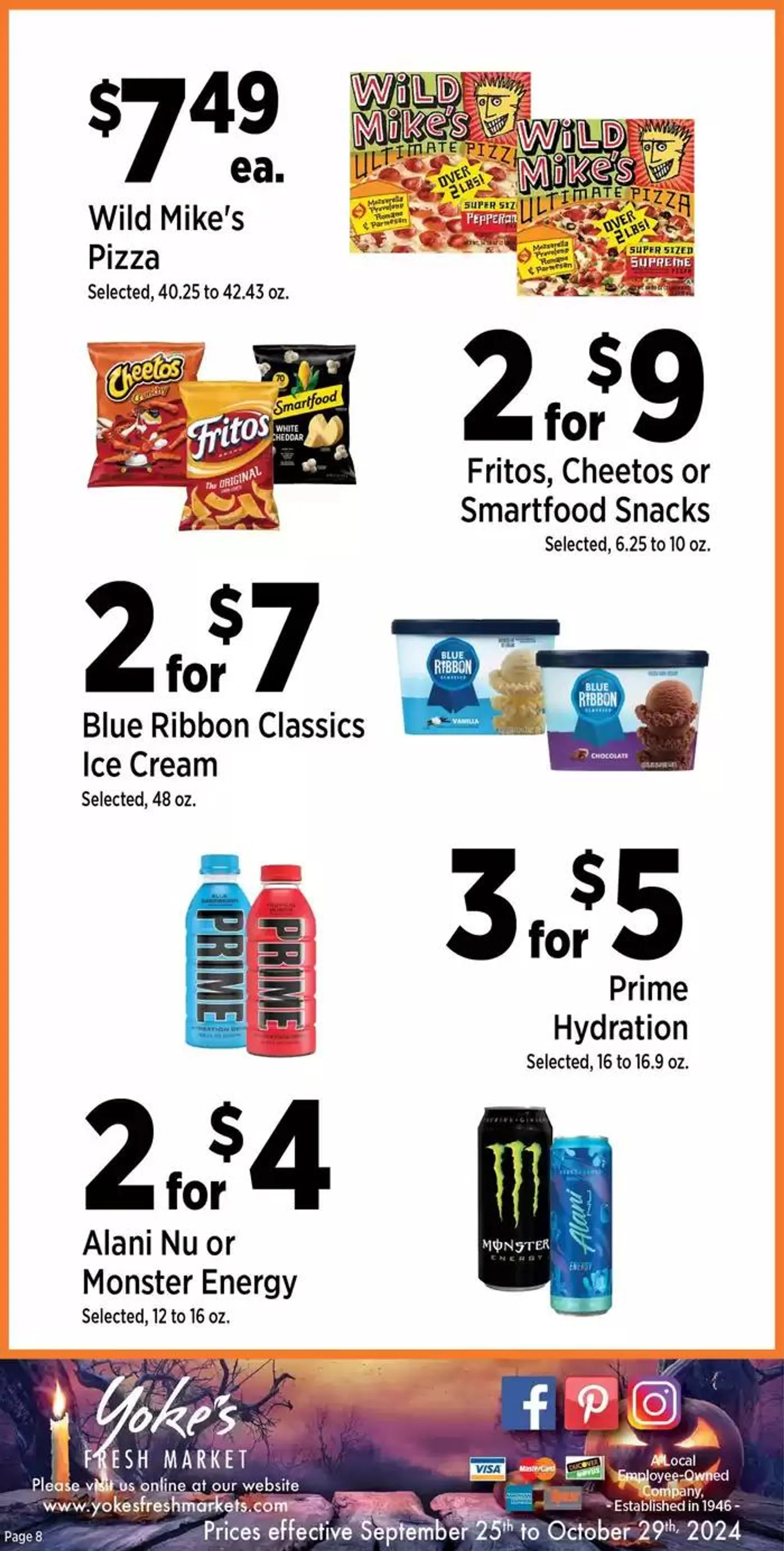 Weekly ad Yoke's Fresh Market Monthly Savings Guide from September 25 to October 29 2024 - Page 8