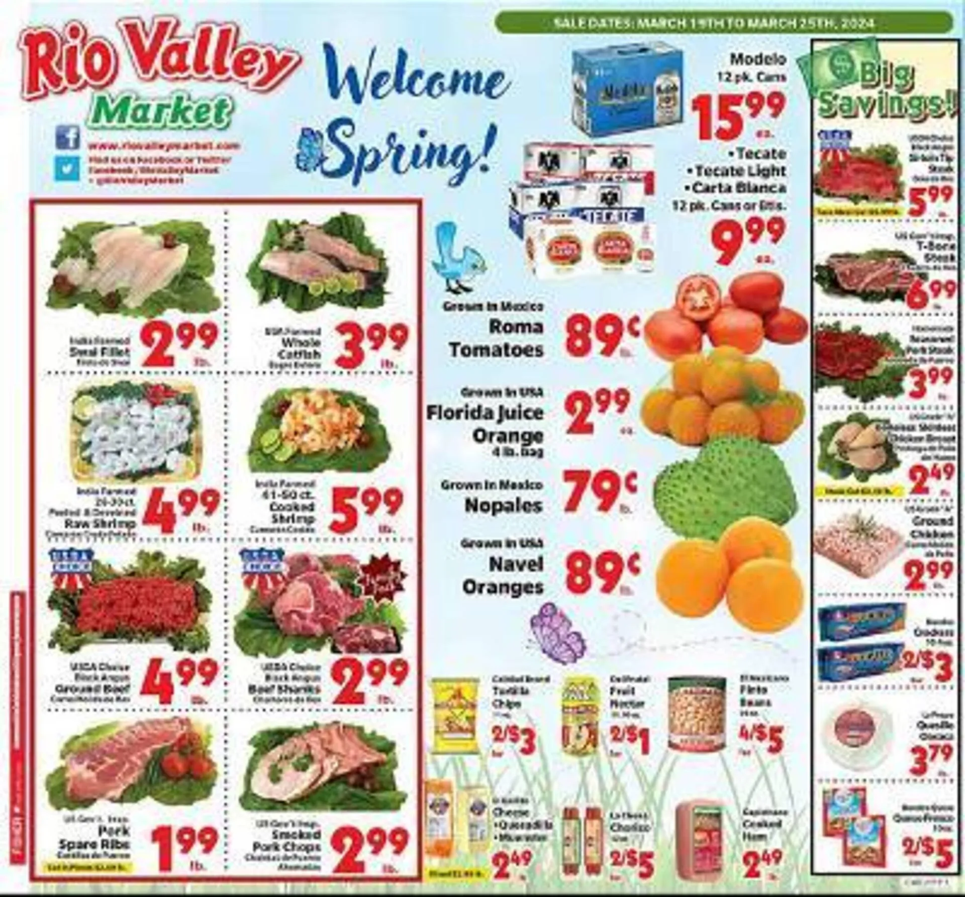 Weekly ad Rio Valley Market Weekly Ad from March 19 to March 25 2024 - Page 