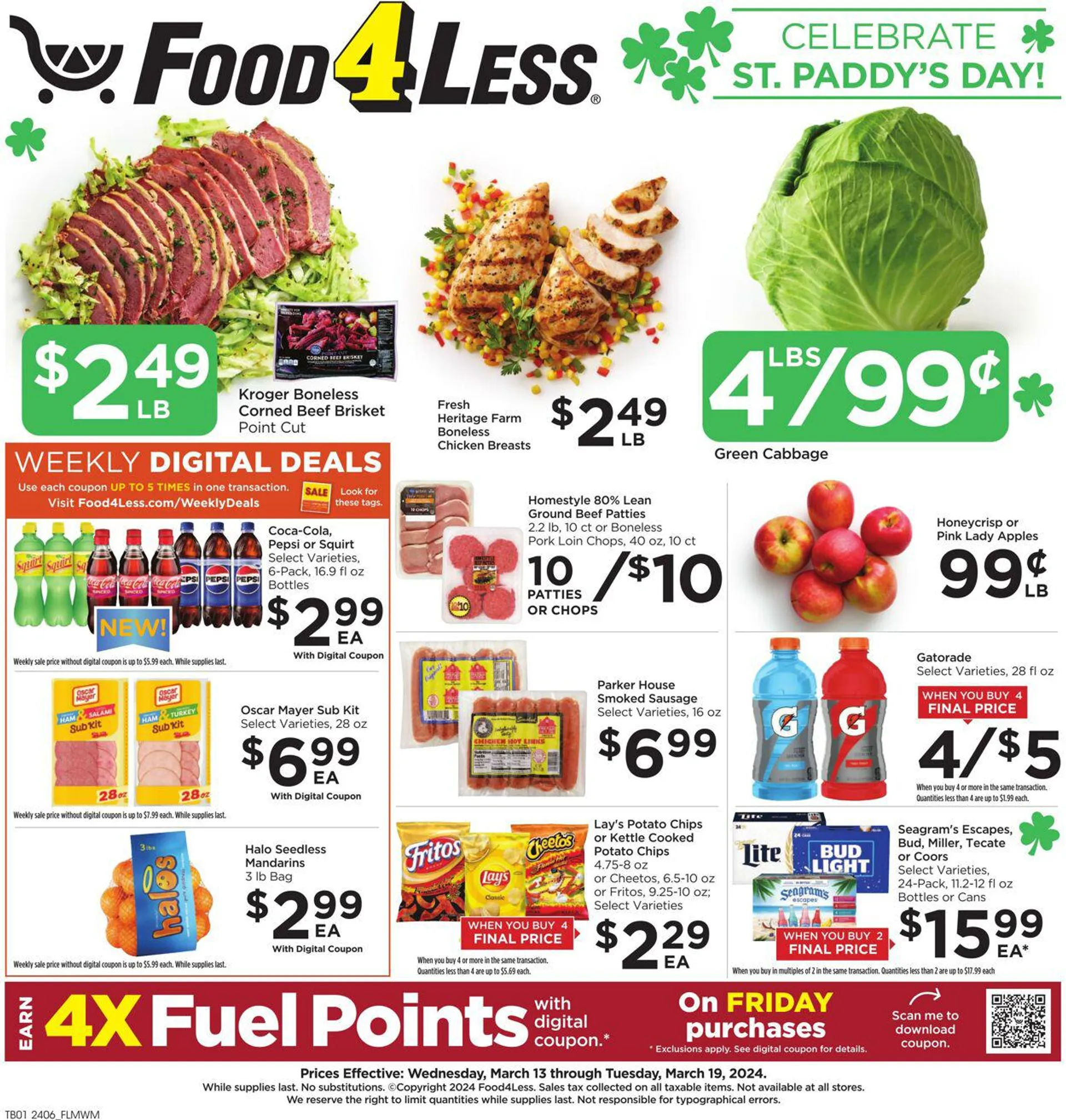 Weekly ad Food 4 Less Current weekly ad from March 13 to March 19 2024 - Page 