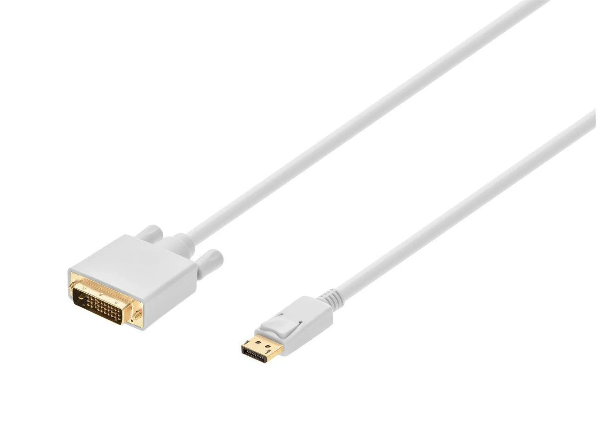 Monoprice 6ft 28AWG DisplayPort to DVI Cable, White