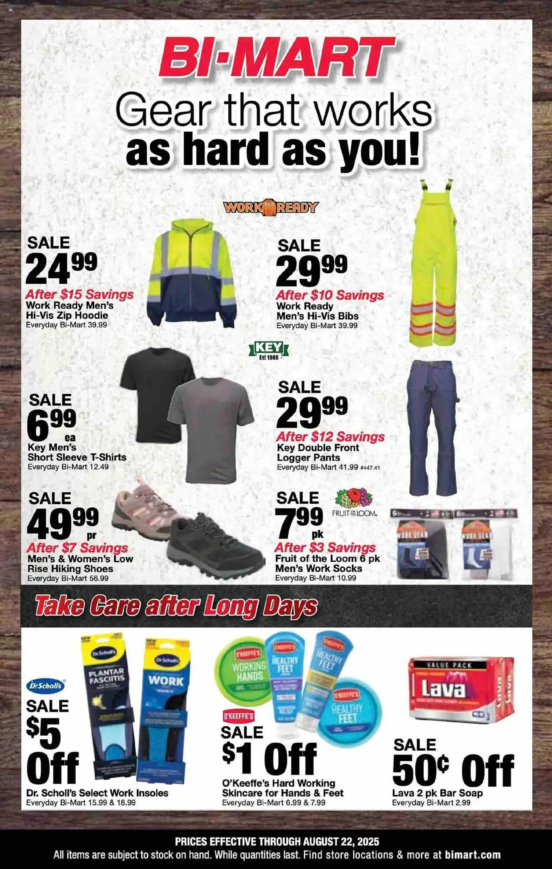 Weekly ad Bi-Mart Weekly Ad from August 11 to August 23 2025 - Page 1