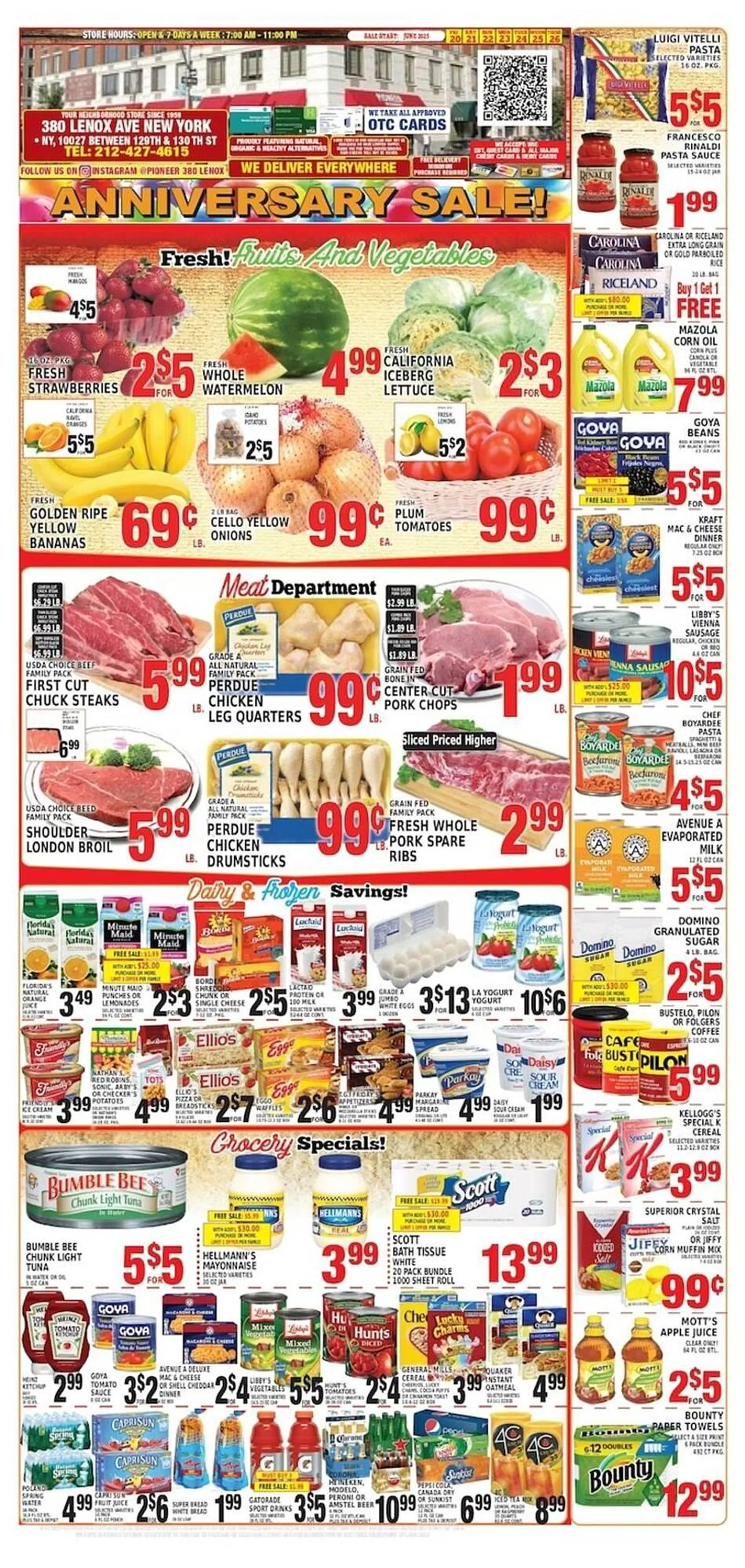 Weekly ad Pioneer Supermarkets Weekly Ad from June 20 to June 26 2025 - Page 1