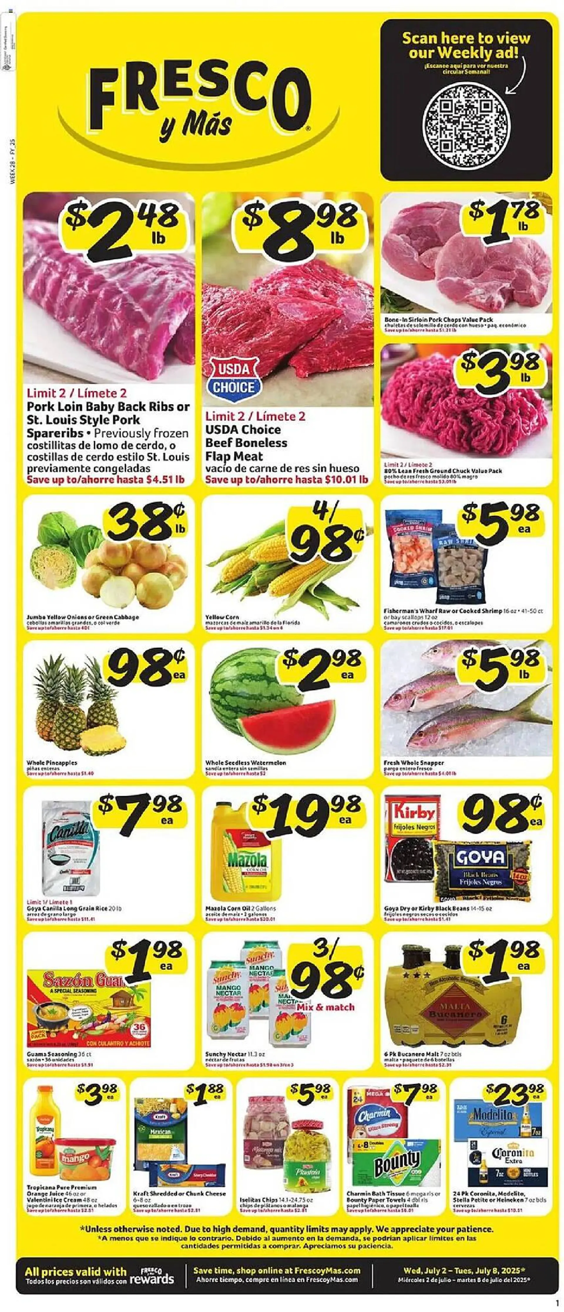 Fresco y Más Weekly Ad - 1