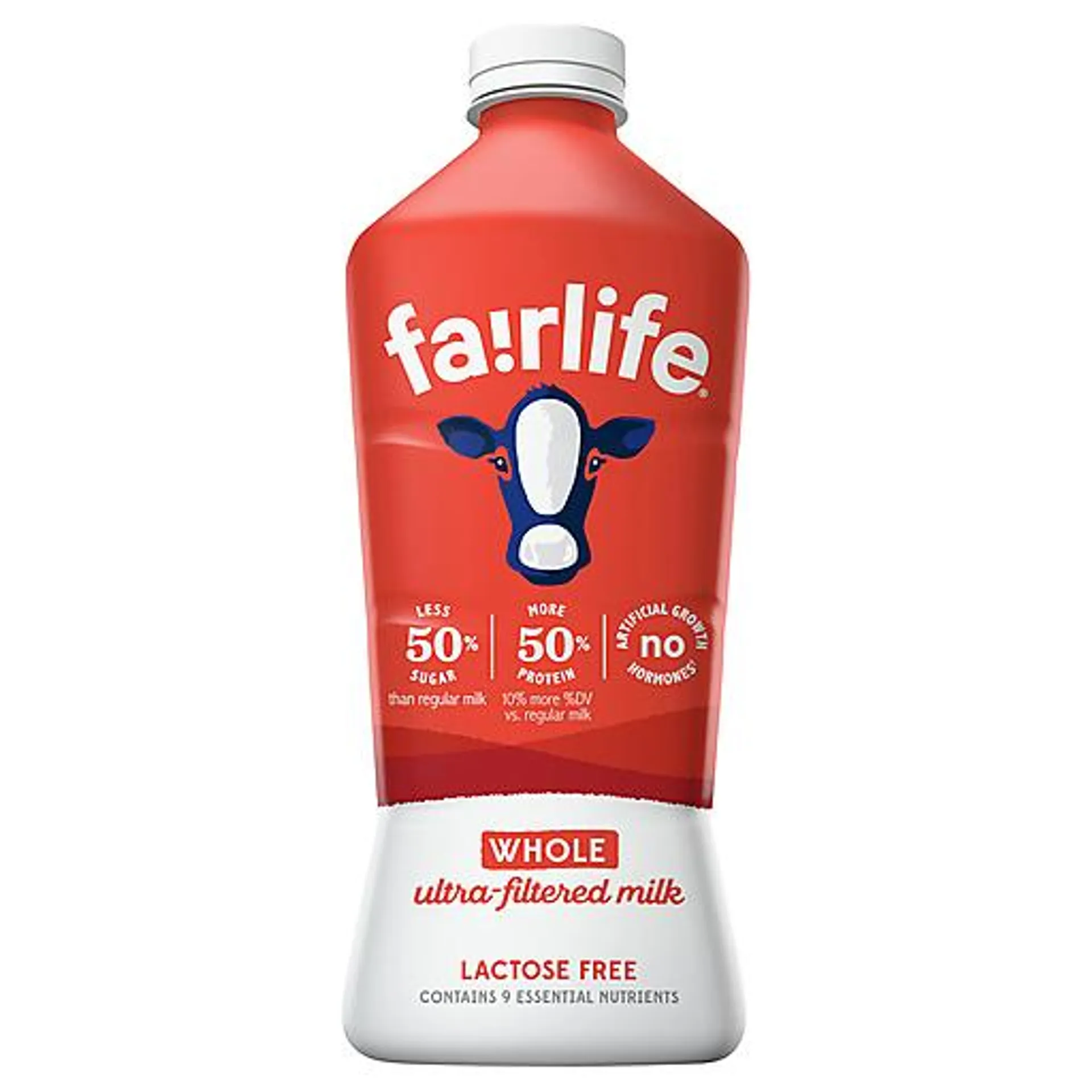 Fairlife Lactose Free Ultra-Filtered Whole Milk 52 fl oz jug