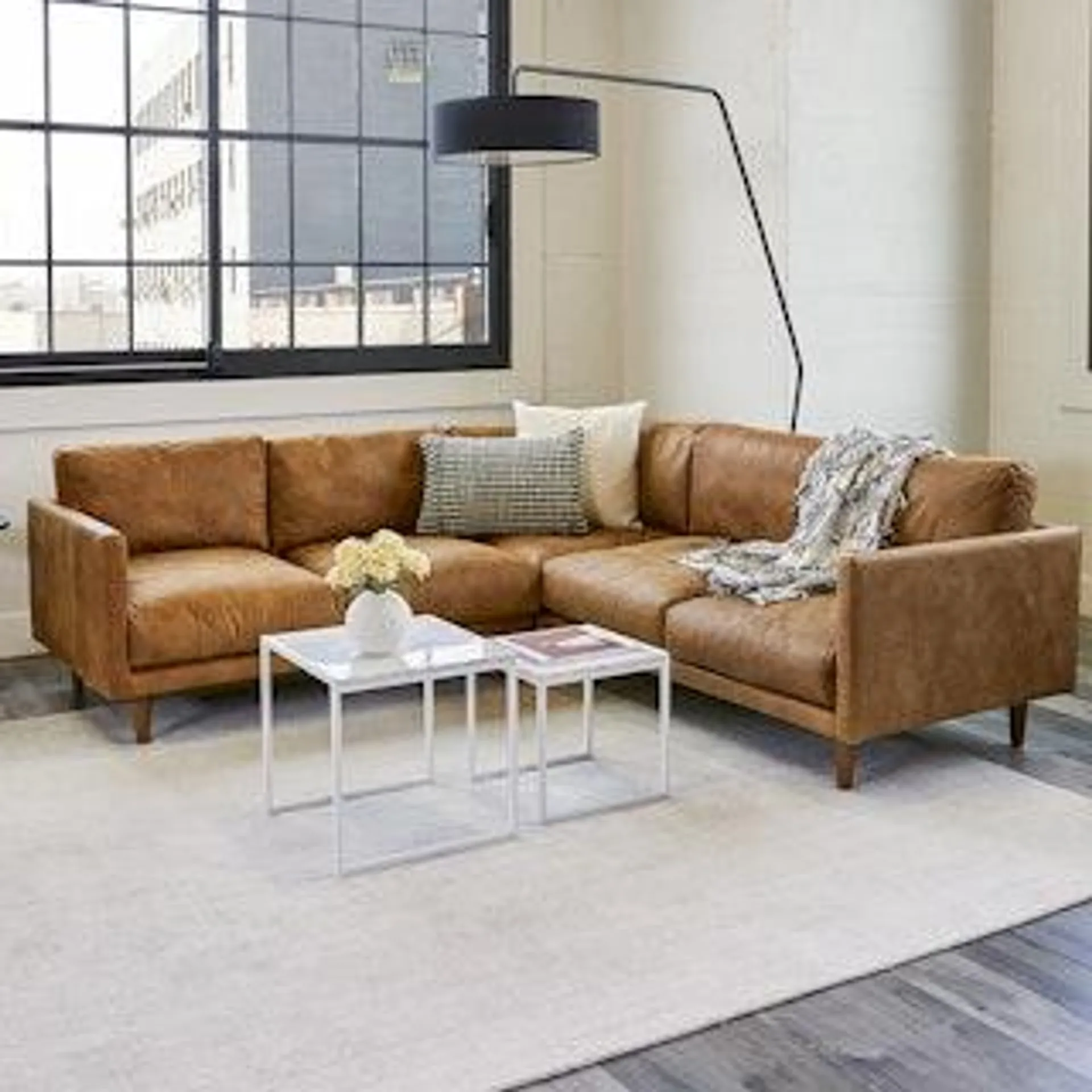 Nirvana Dakota Tan Corner Sectional