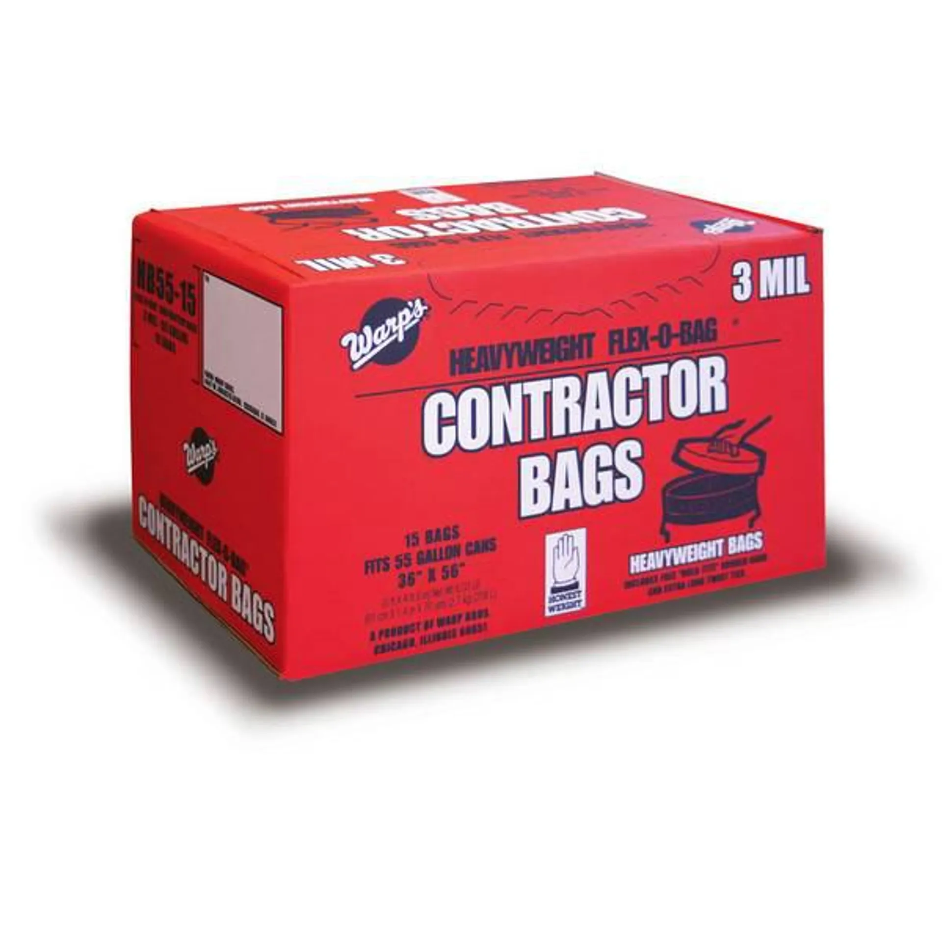 Heavyweight Flex - O - Bag 55 Gallon Contractor Bags