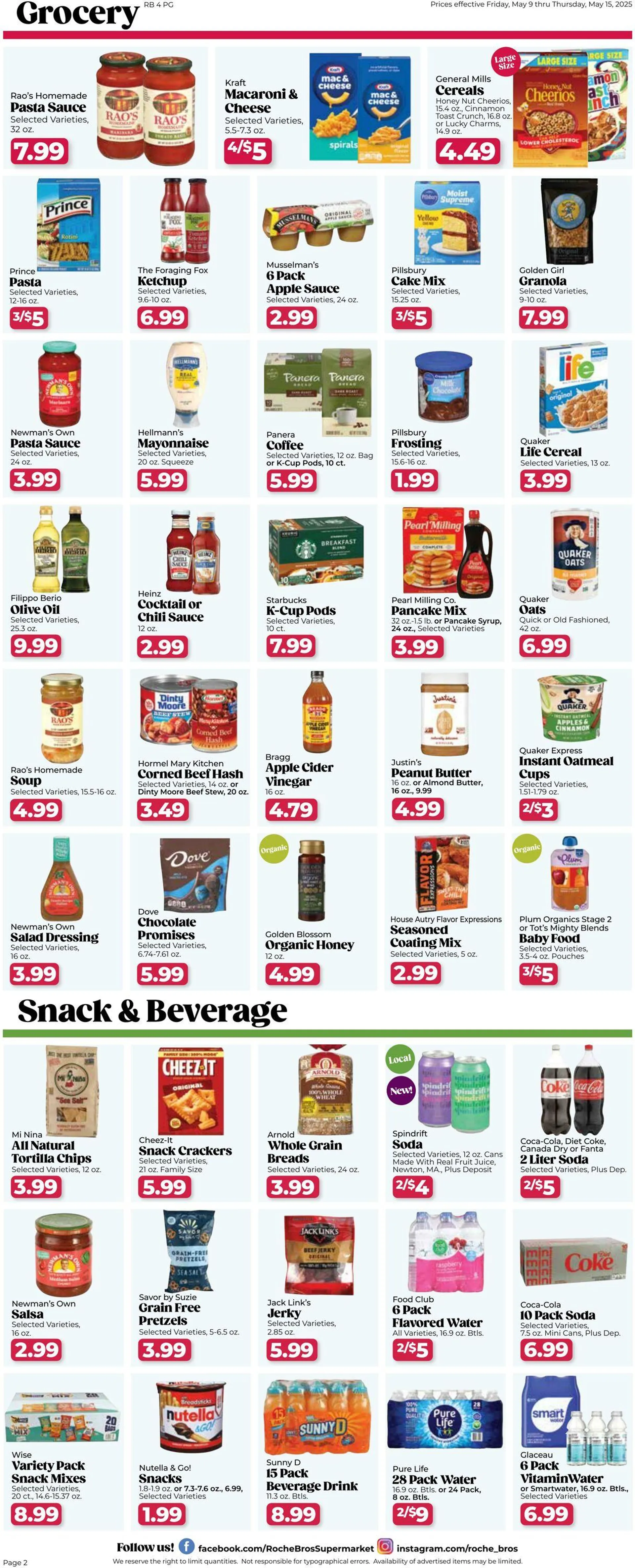Weekly ad Roche Bros from May 9 to May 15 2025 - Page 2