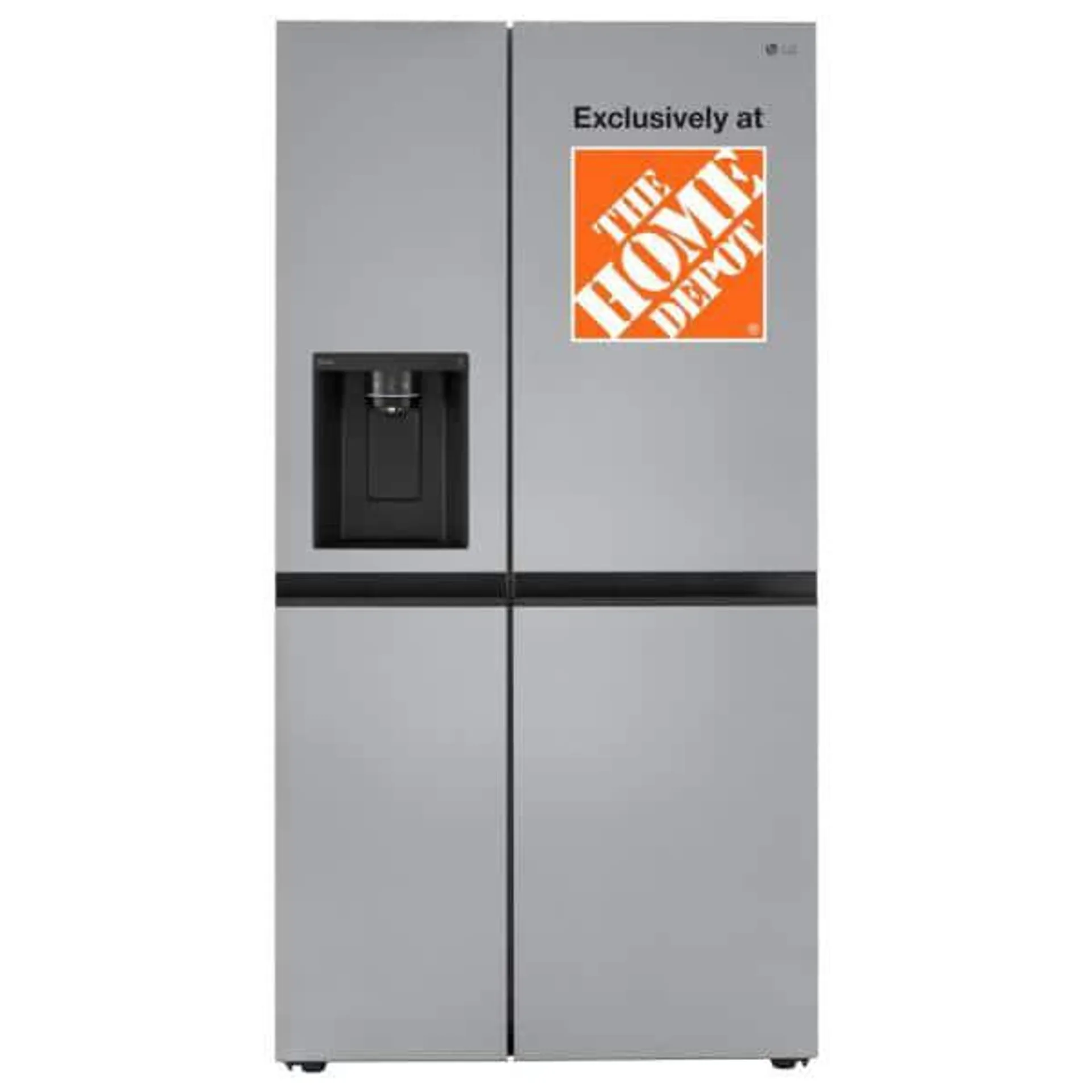 27 cu. ft. Side by Side Smart Refrigerator w/ Craft Ice, External Ice and Water Dispenser in PrintProof Stainless Steel