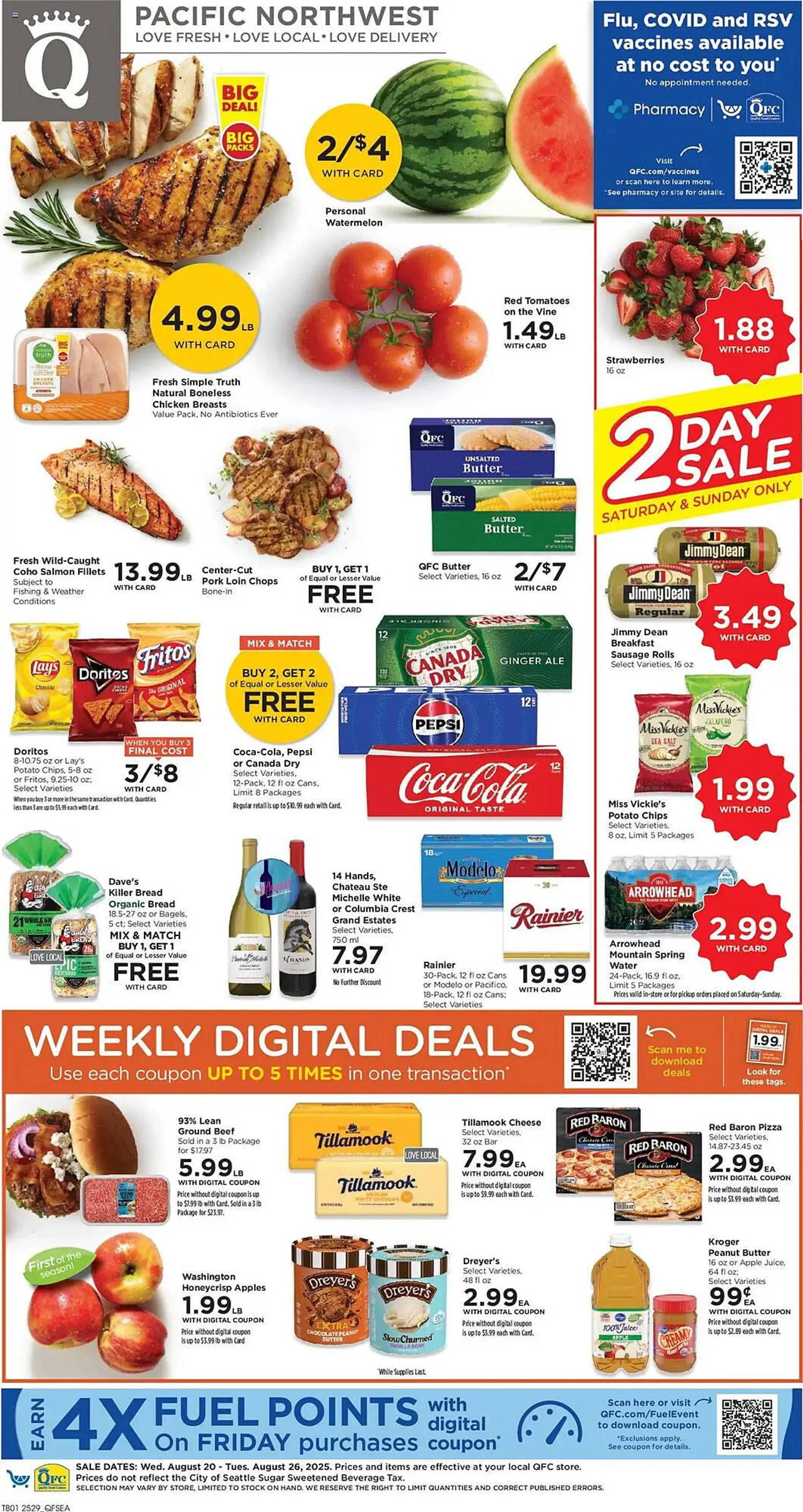 Weekly ad QFC Weekly Ad from August 20 to August 27 2025 - Page 1