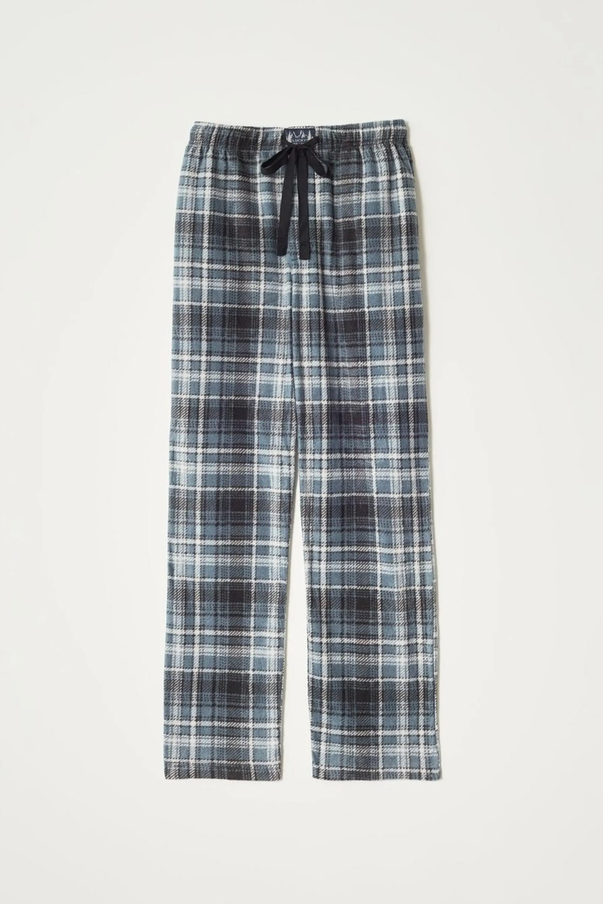 plaid fleece sleep pant