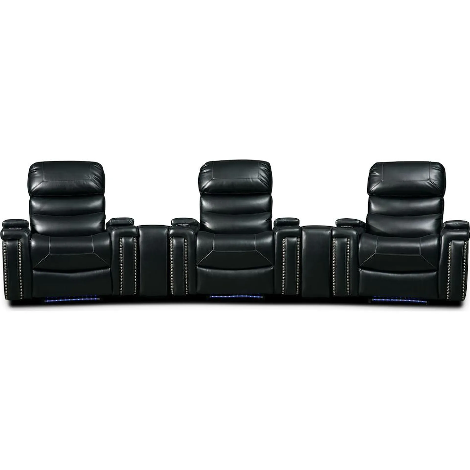 Jackson 5-Piece Triple-Power Reclining Home Theater Sectional