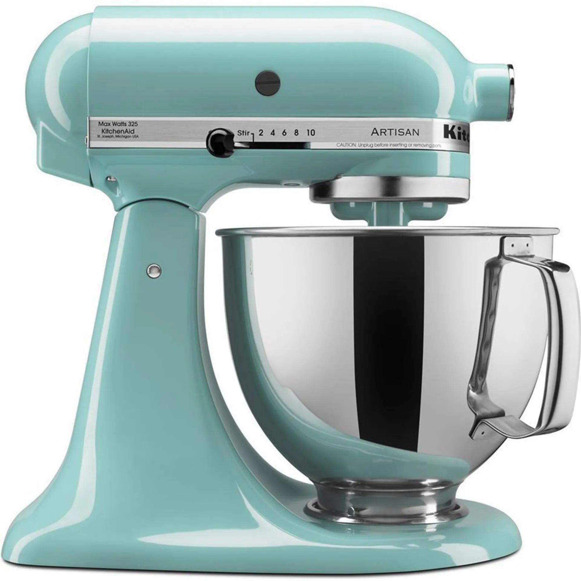 KitchenAid Artisan Series 5-Quart Tilt-Head Stand Mixer in Aqua Sky - KSM150PSAQ