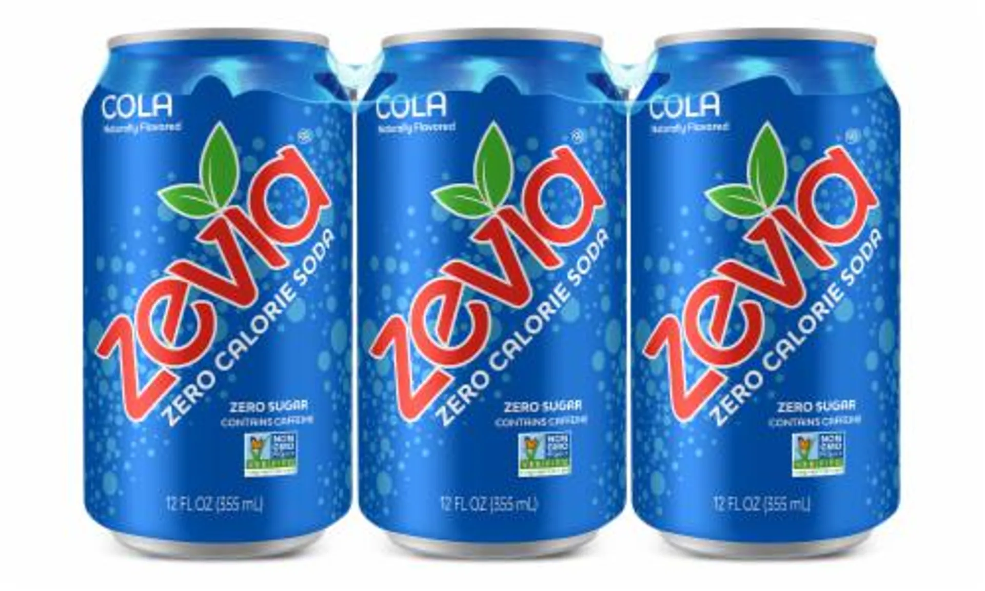 Zevia® Cola Zero Calorie Soda Cans