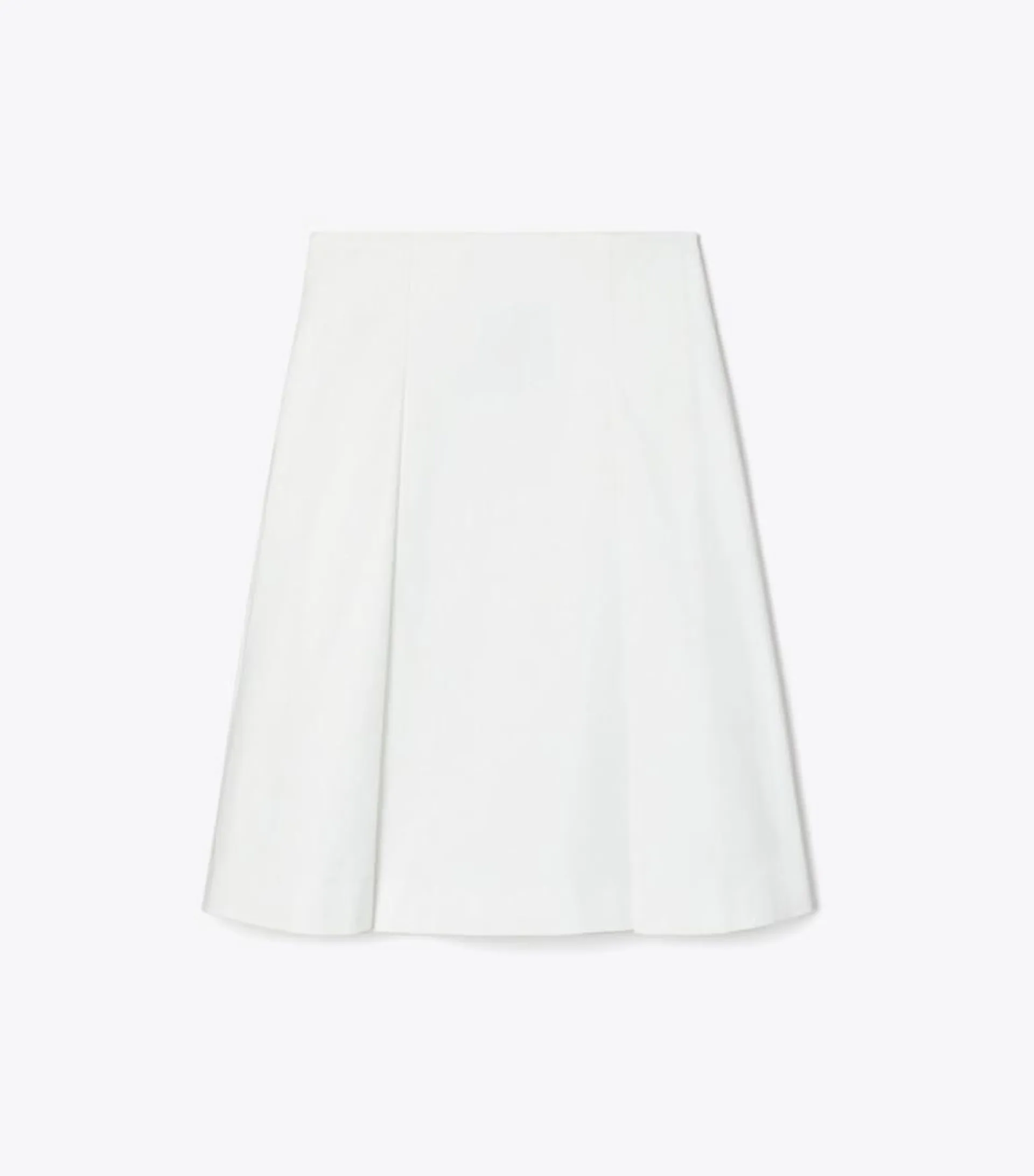 PLEATED TWILL SKIRT