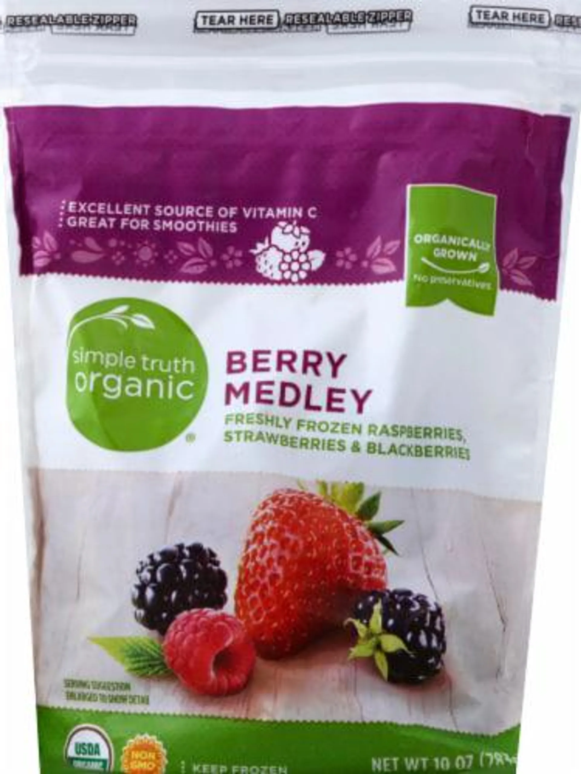 Simple Truth Organic® Berry Medley Frozen Fruit