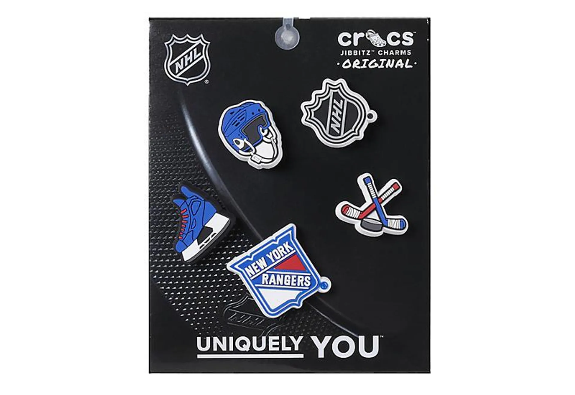 Crocs Unisex Nhl New York Rangers 5 Pack Jibbitz - Assorted