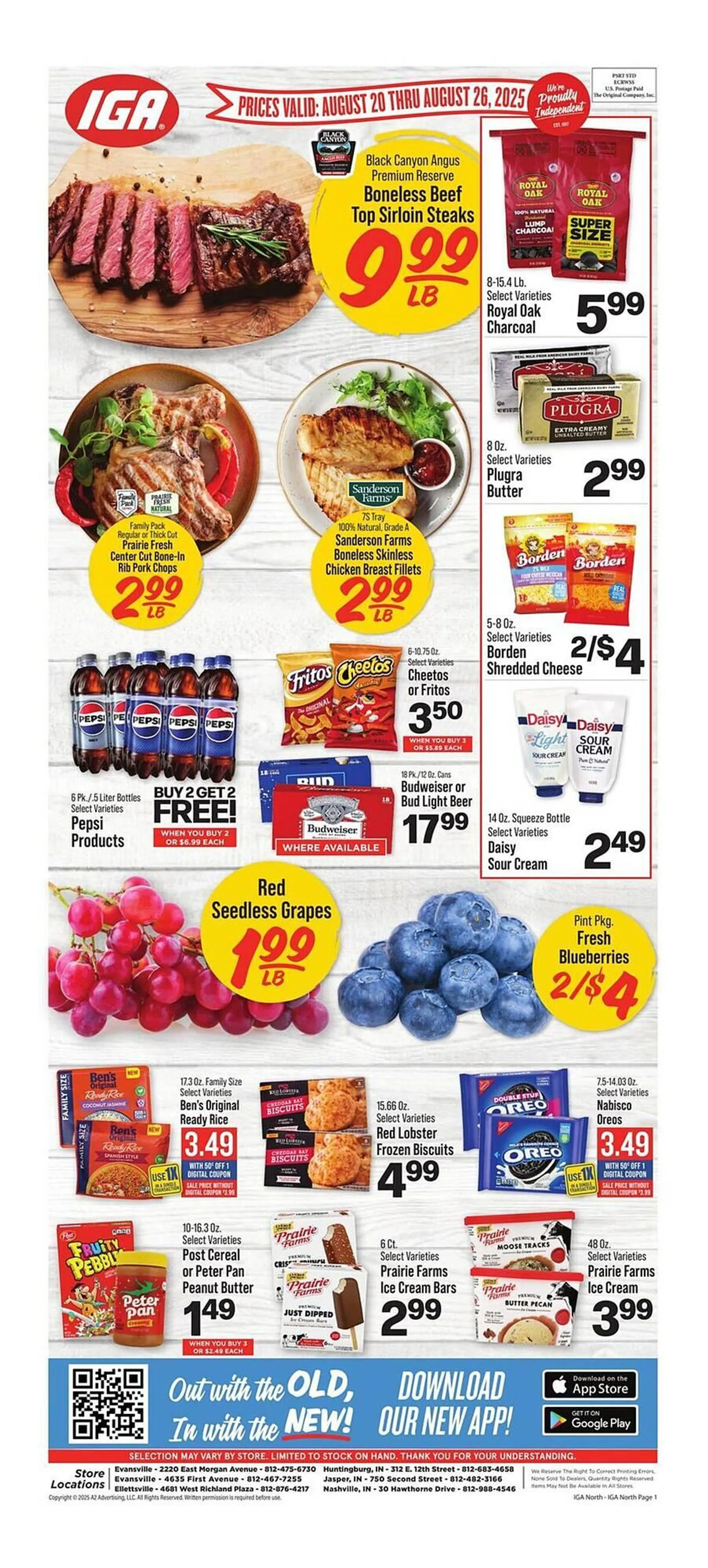 Weekly ad IGA Weekly Ad from August 20 to August 26 2025 - Page 1