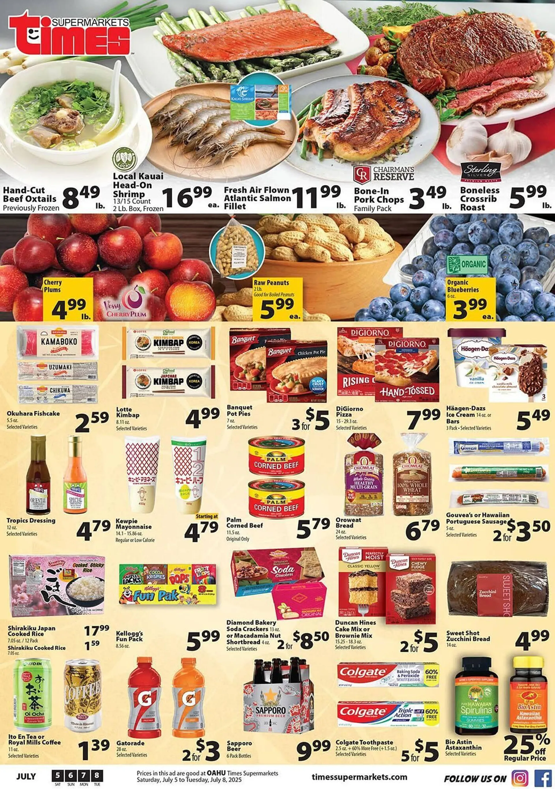 Weekly ad Times Supermarkets Weekly Ad from July 5 to July 8 2025 - Page 1