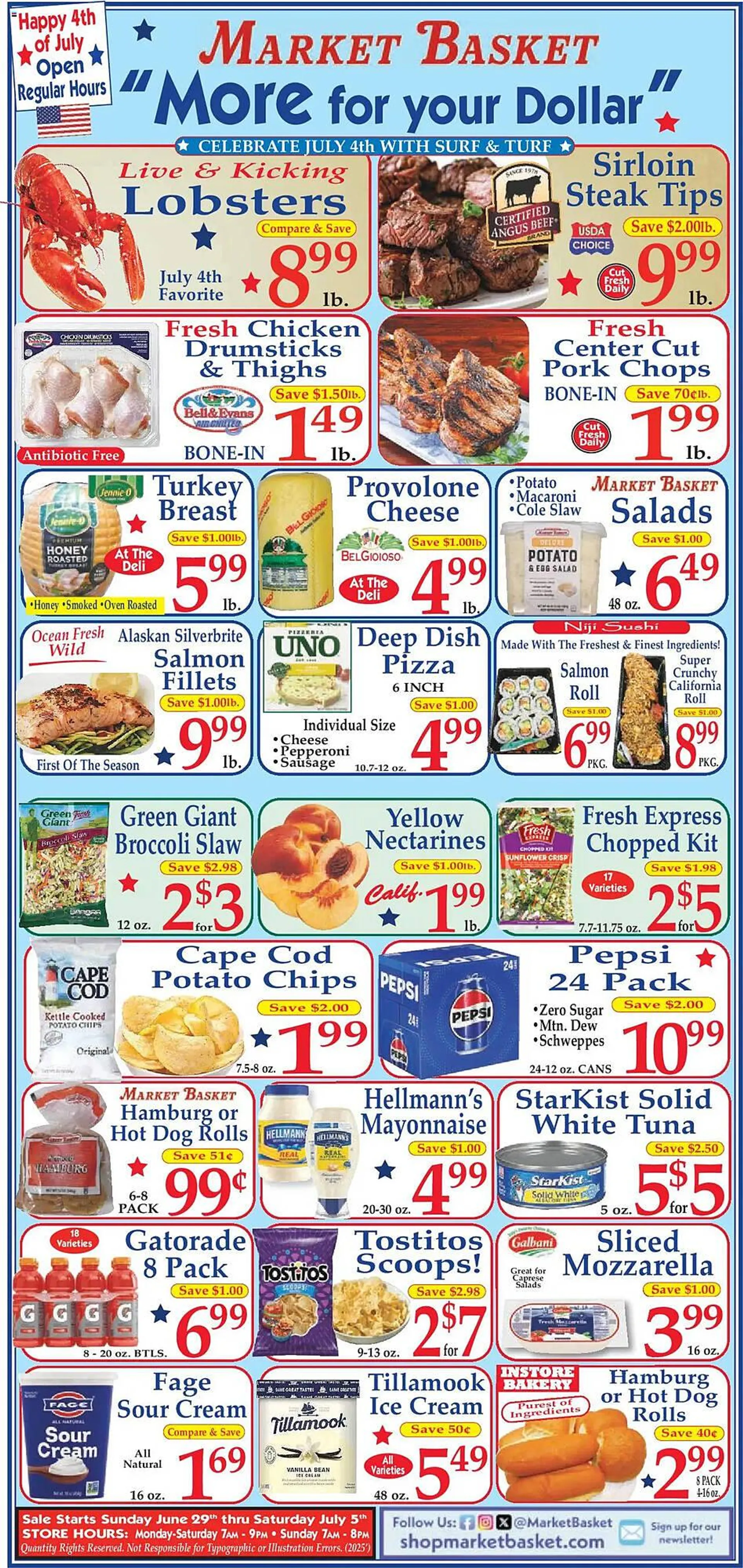 Weekly ad Market Basket Weekly Ad from June 29 to July 5 2025 - Page 1