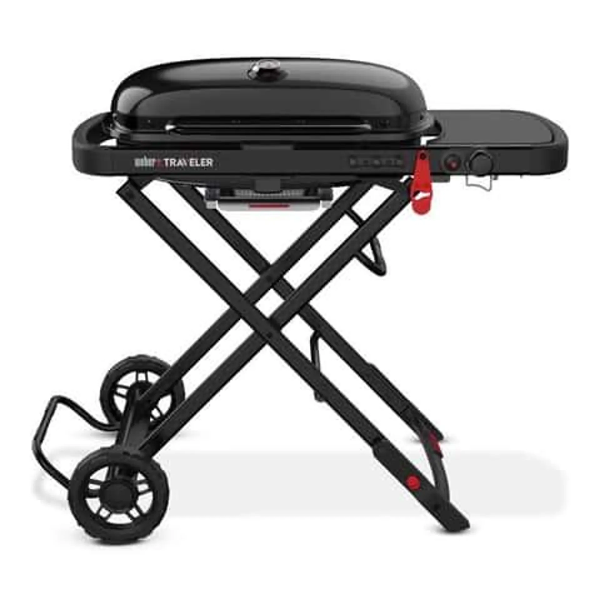 Weber Traveler Stealth 1 Burner Liquid Propane Portable Grill Black