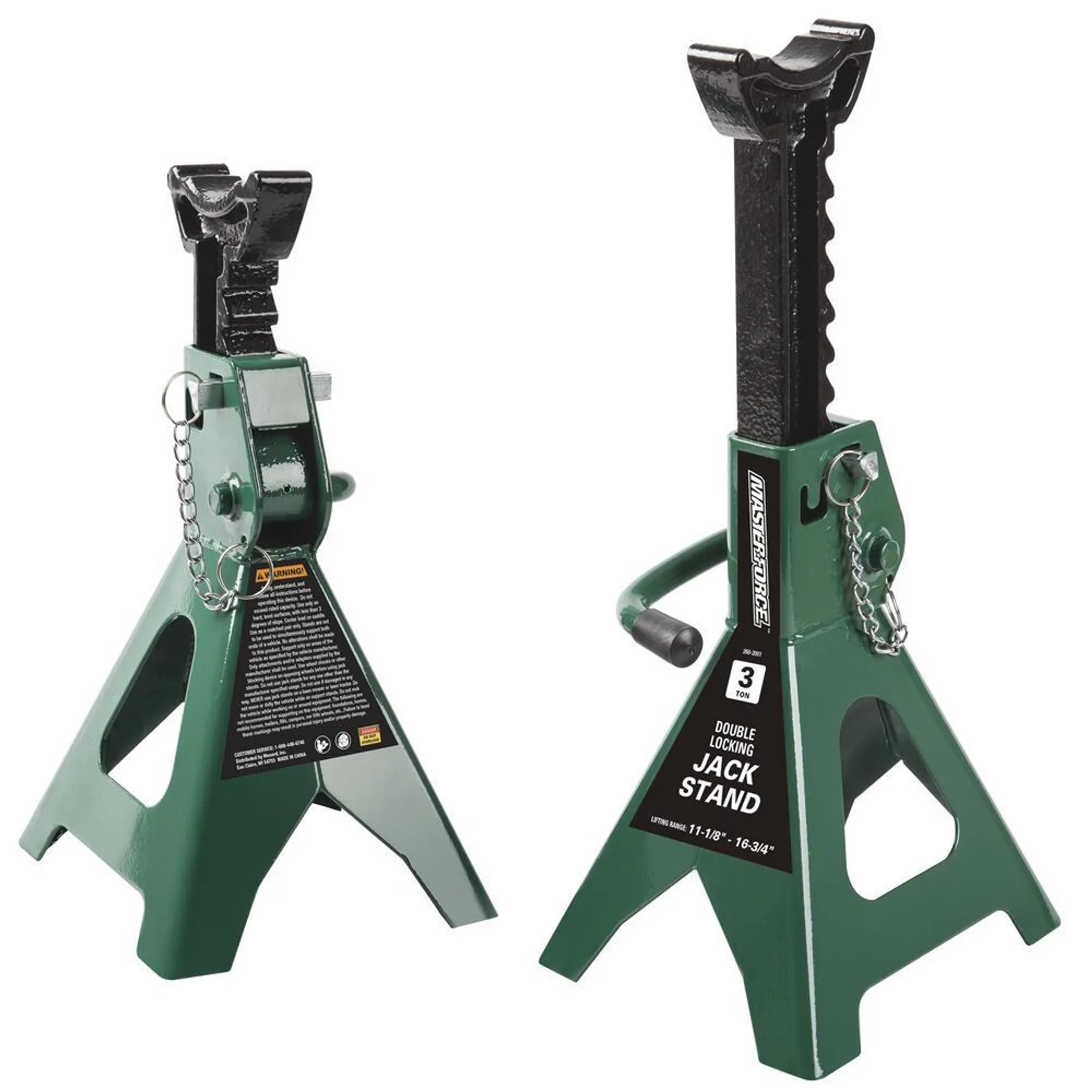 Masterforce™ 3-Ton Jack Stands - 2 Pack