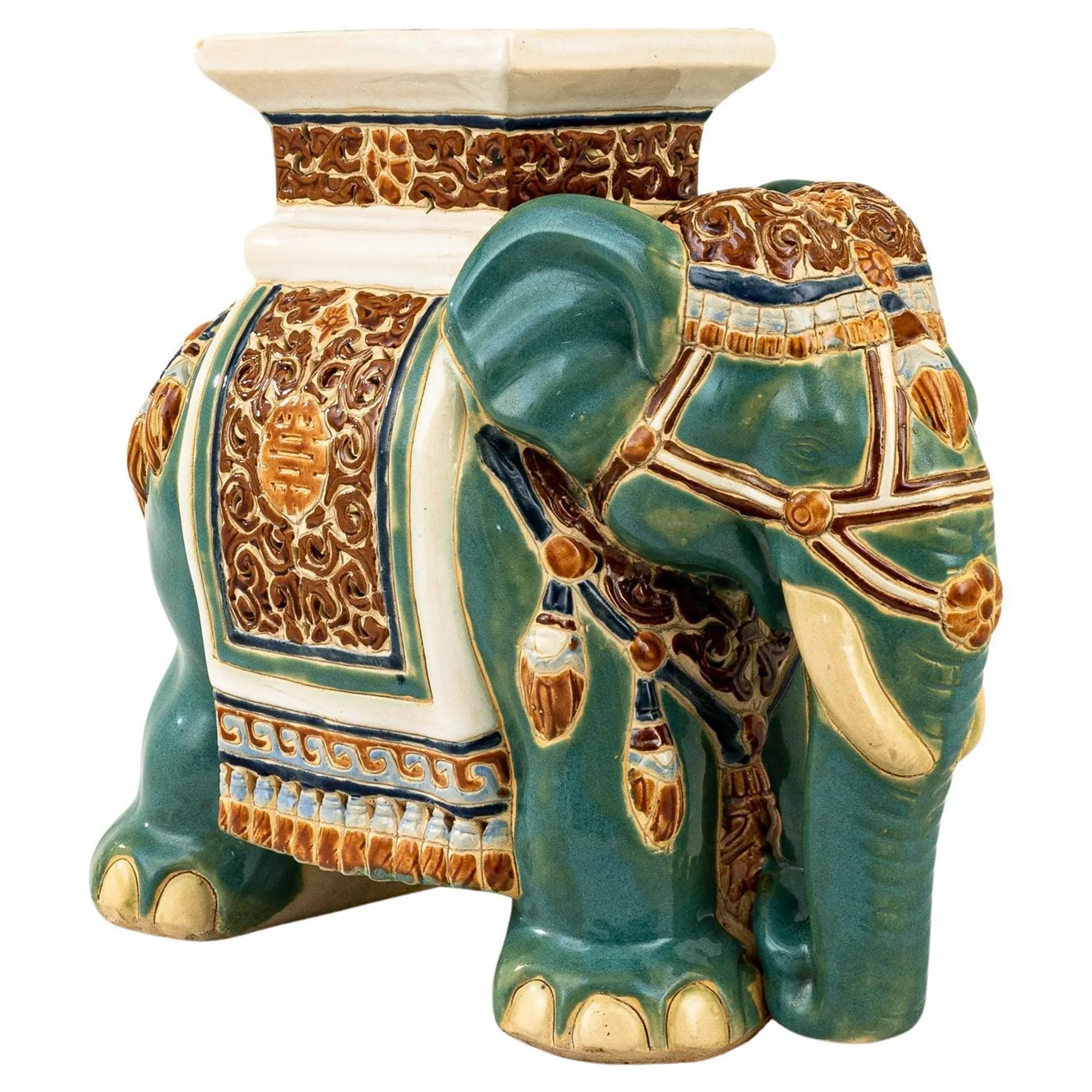 1960s French Ceramic Elephant