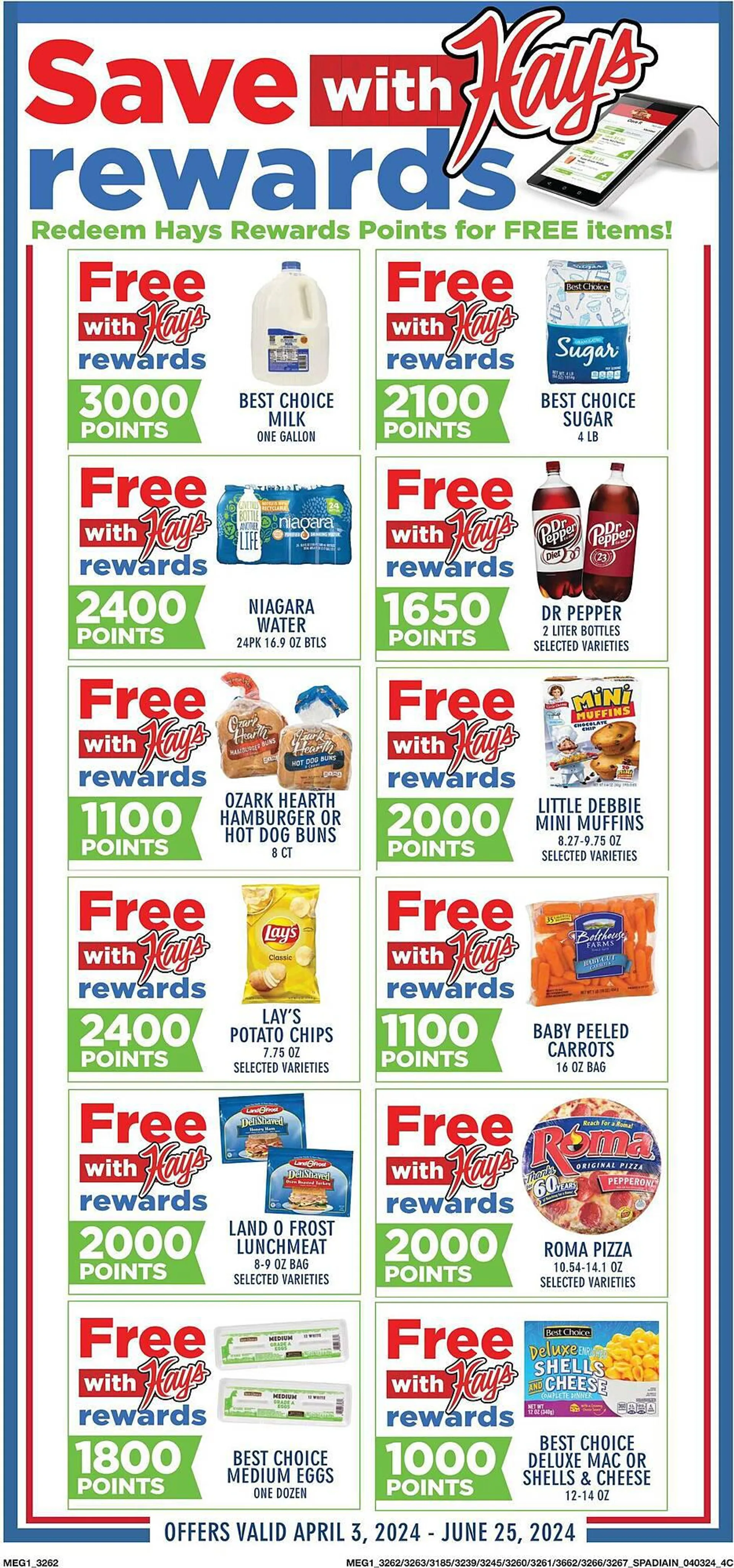 Weekly ad Hays Supermarket Weekly Ad from April 3 to April 9 2024 - Page 1