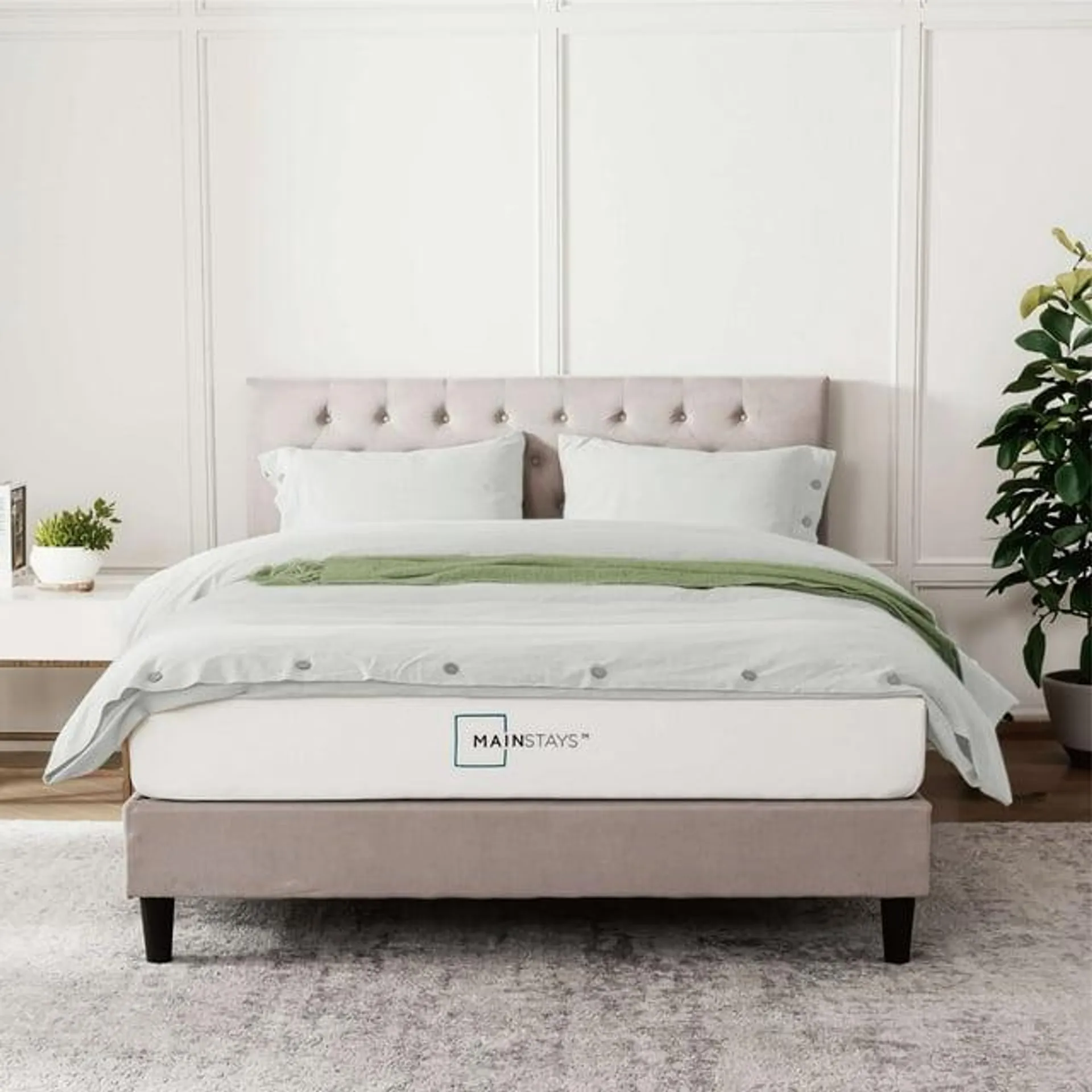 Mainstays 8” Green Tea Infused Memory Foam Mattress, Twin