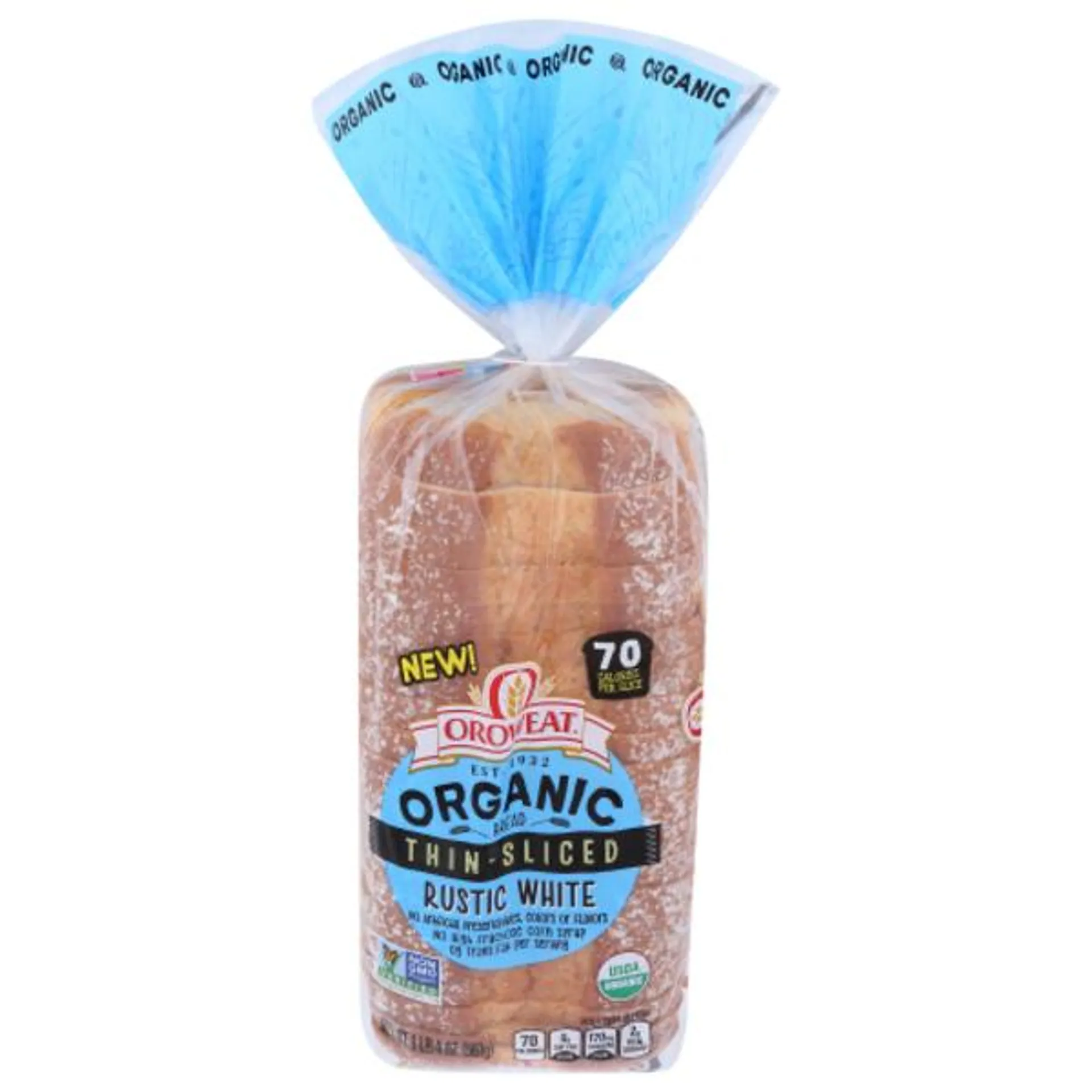 Oroweat / Arnold Organic Rustic White Thin-Sliced Bread