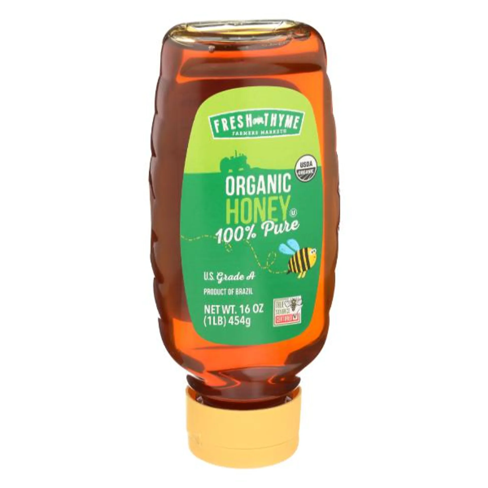 Fresh Thyme 100% Pure Organic Honey - 16 Ounce