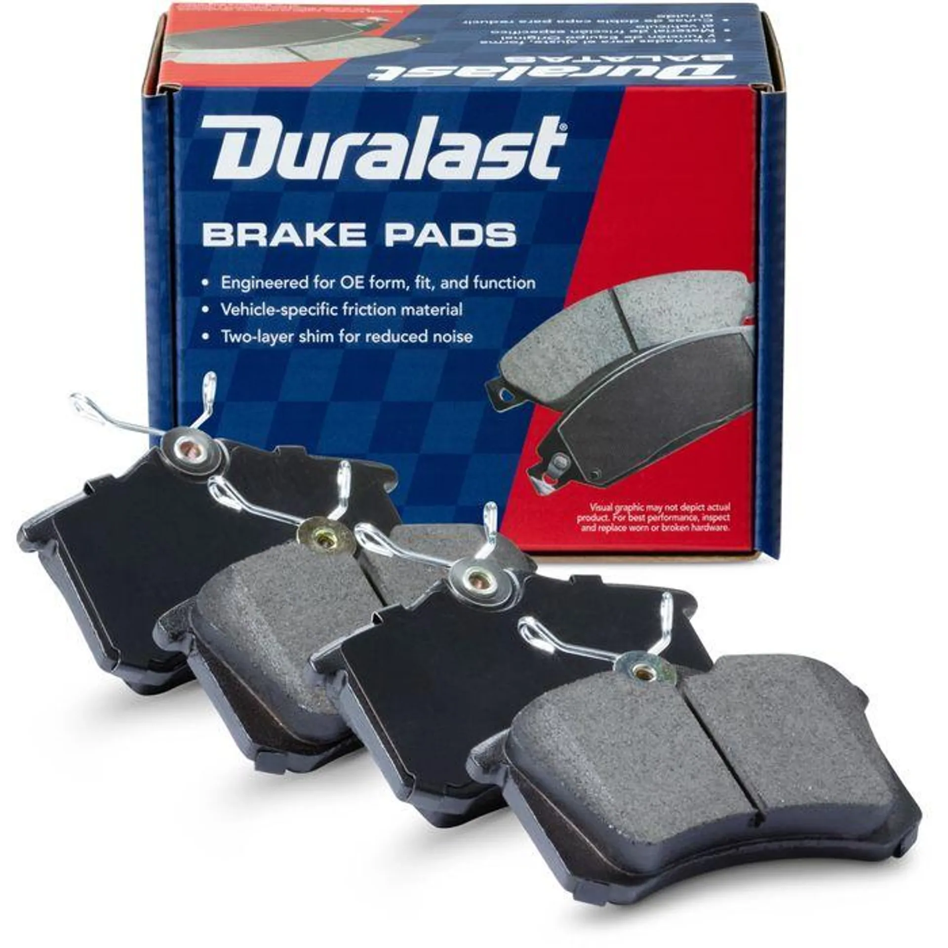 Duralast Semi-metallic Disc Brake Pad Set MKD340