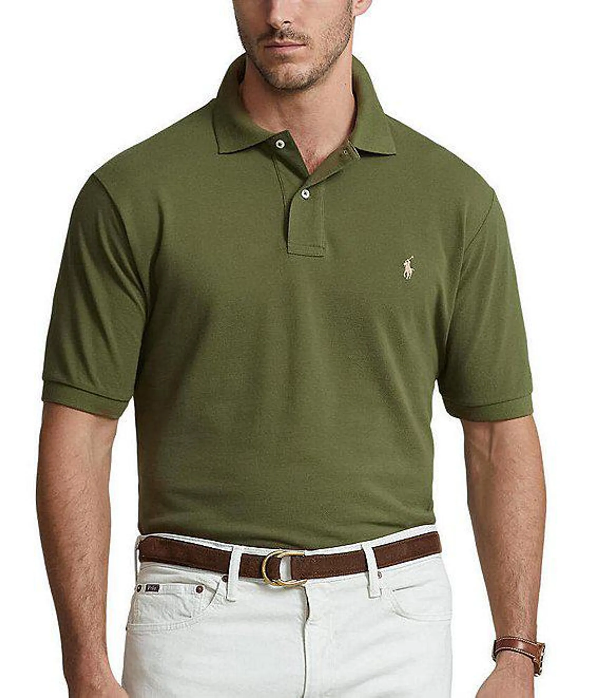 Big & Tall Mesh Short Sleeve Polo Shirt