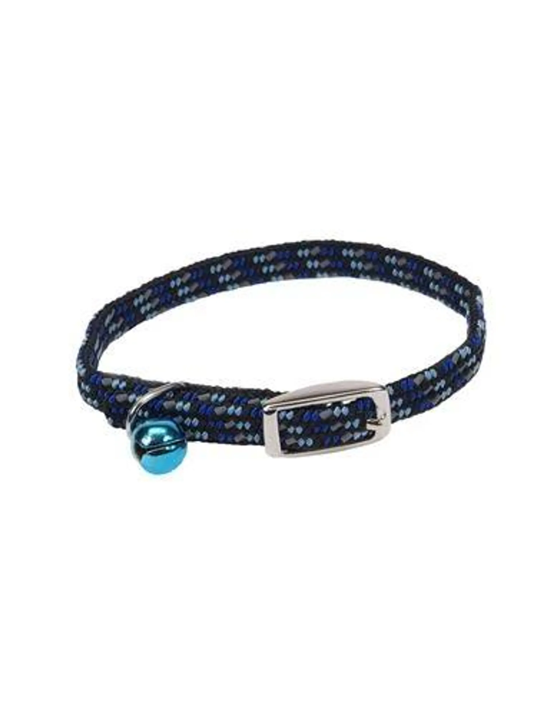 Li'l Pals® Elasticized Safety Kitten Collar with Reflective Threads, Blue, 3/8" x 08"