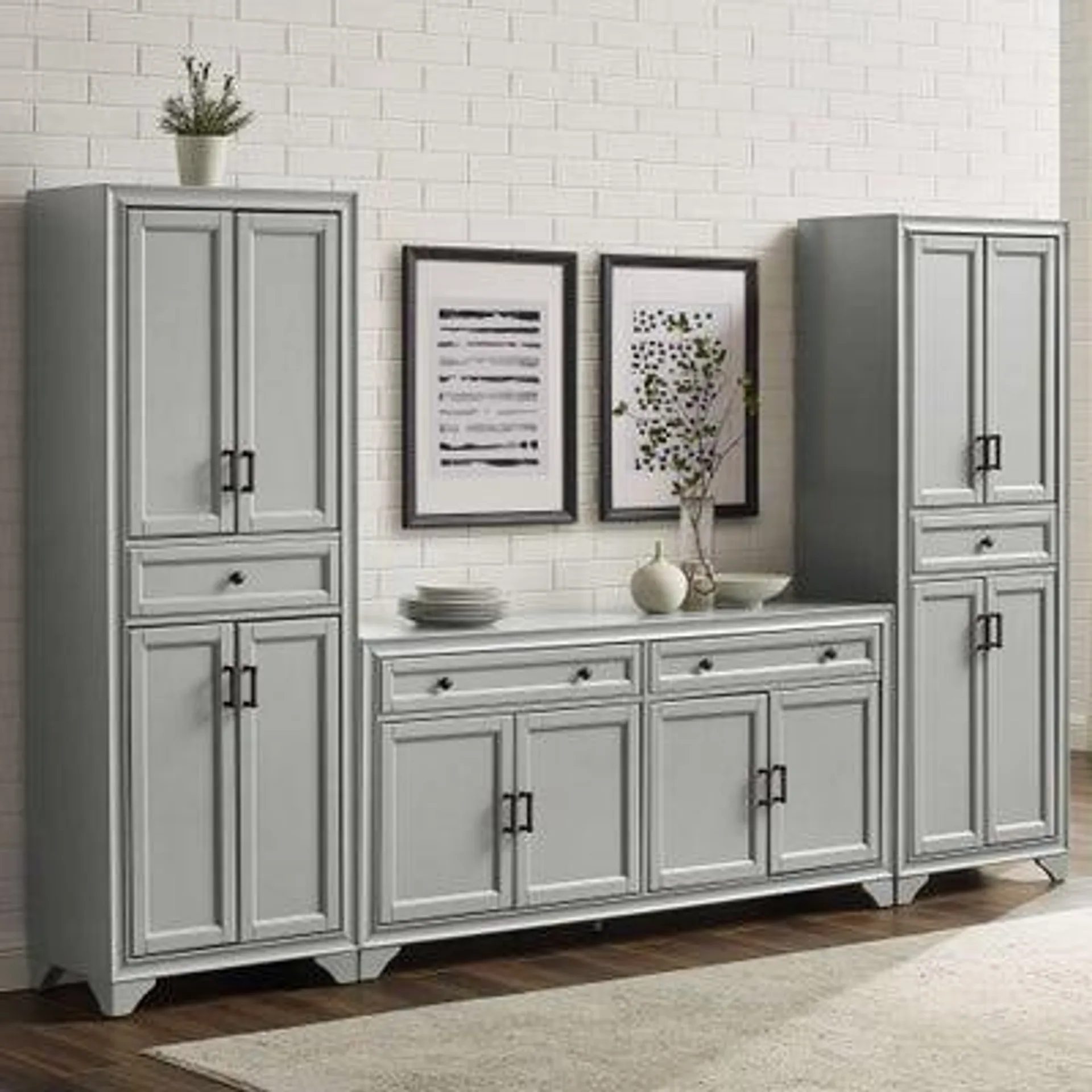 Tara 3-piece Sideboard And Pantry Set