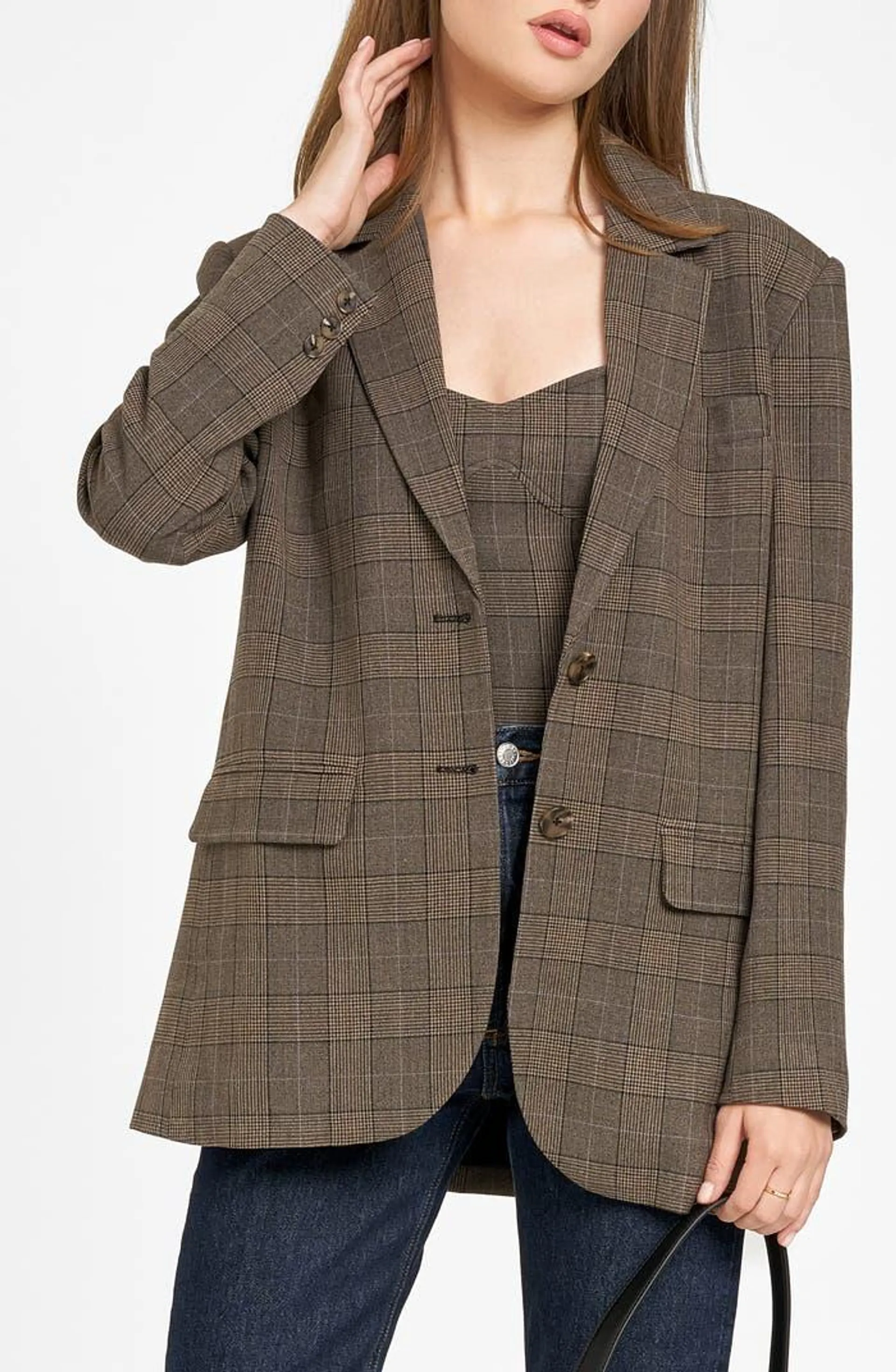 Amalia Plaid Blazer