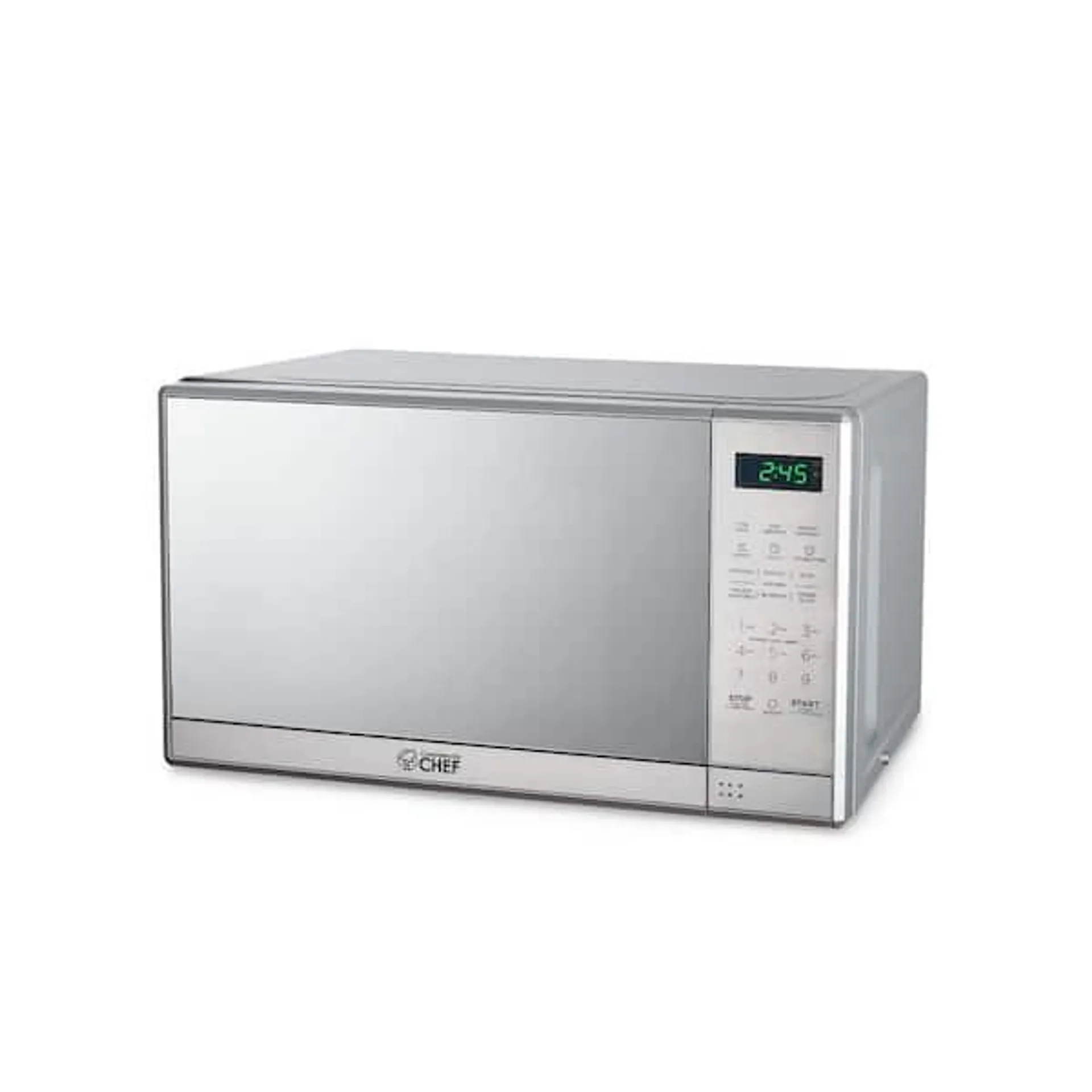 17.3 in. Width 0.7 cu. ft. 700-Watt Countertop Microwave Oven in Stainless Steel