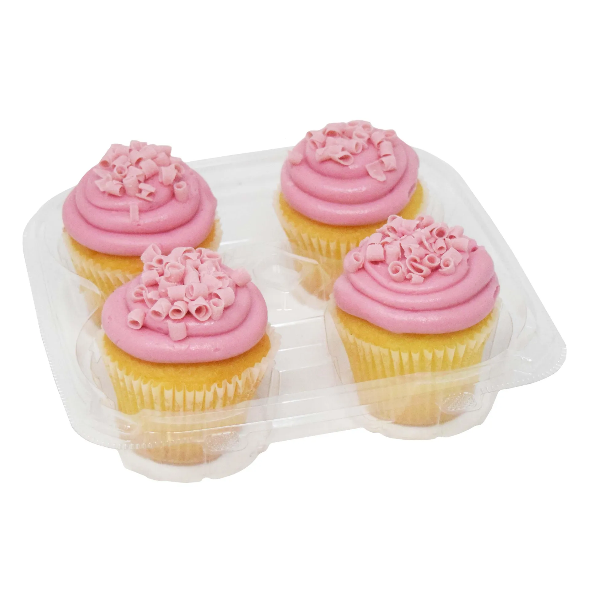 H‑E‑B Bakery Sensational Strawberry Frosted White Cupcakes