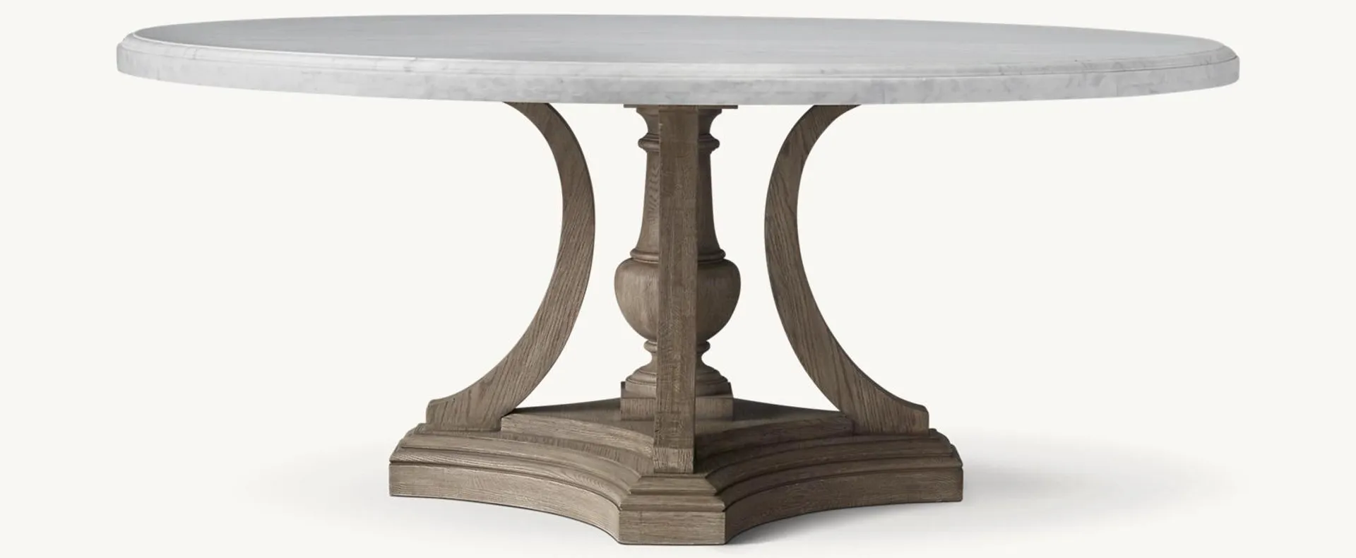 St. James Marble Round Dining Table