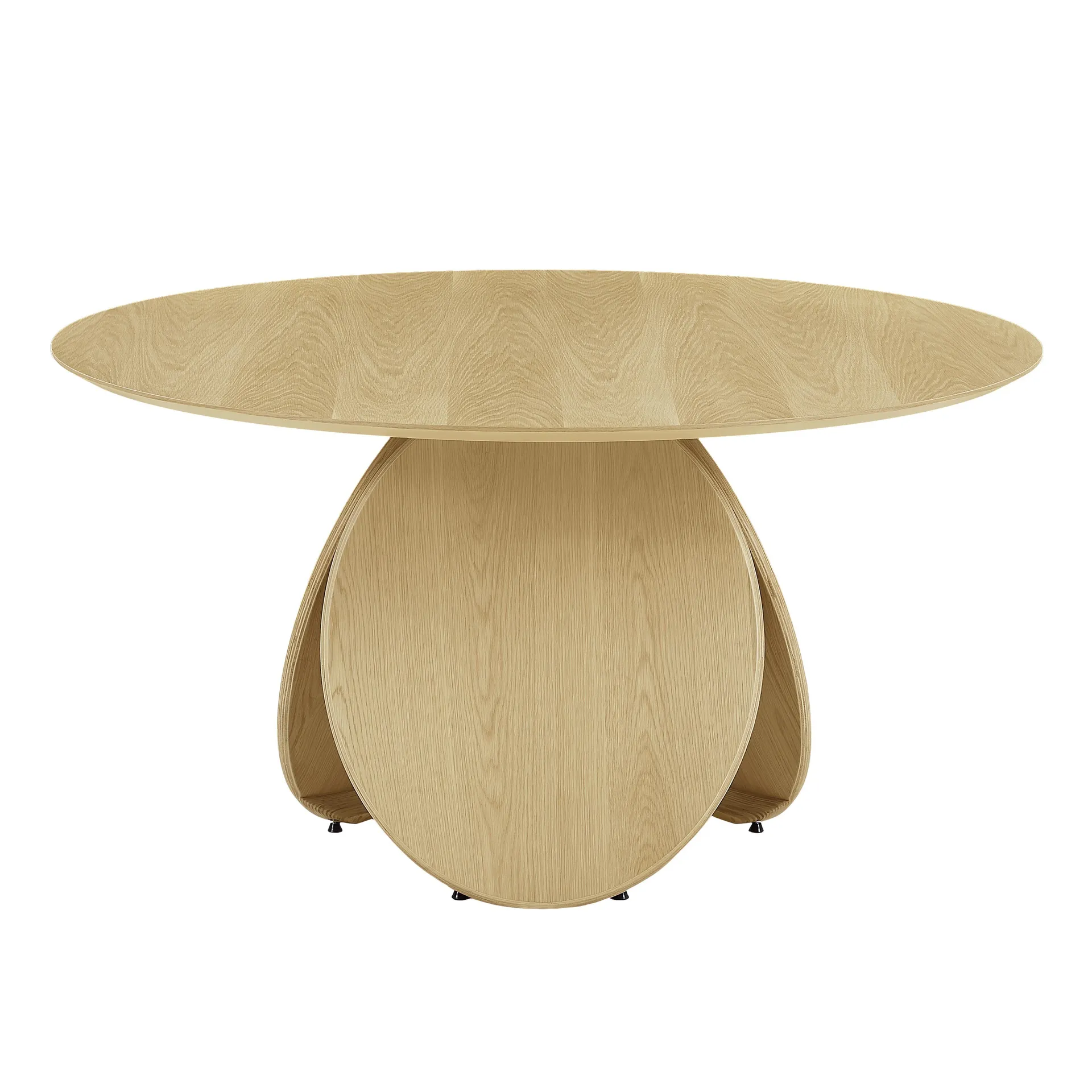 Emil Oak 58" Round Dining Table
