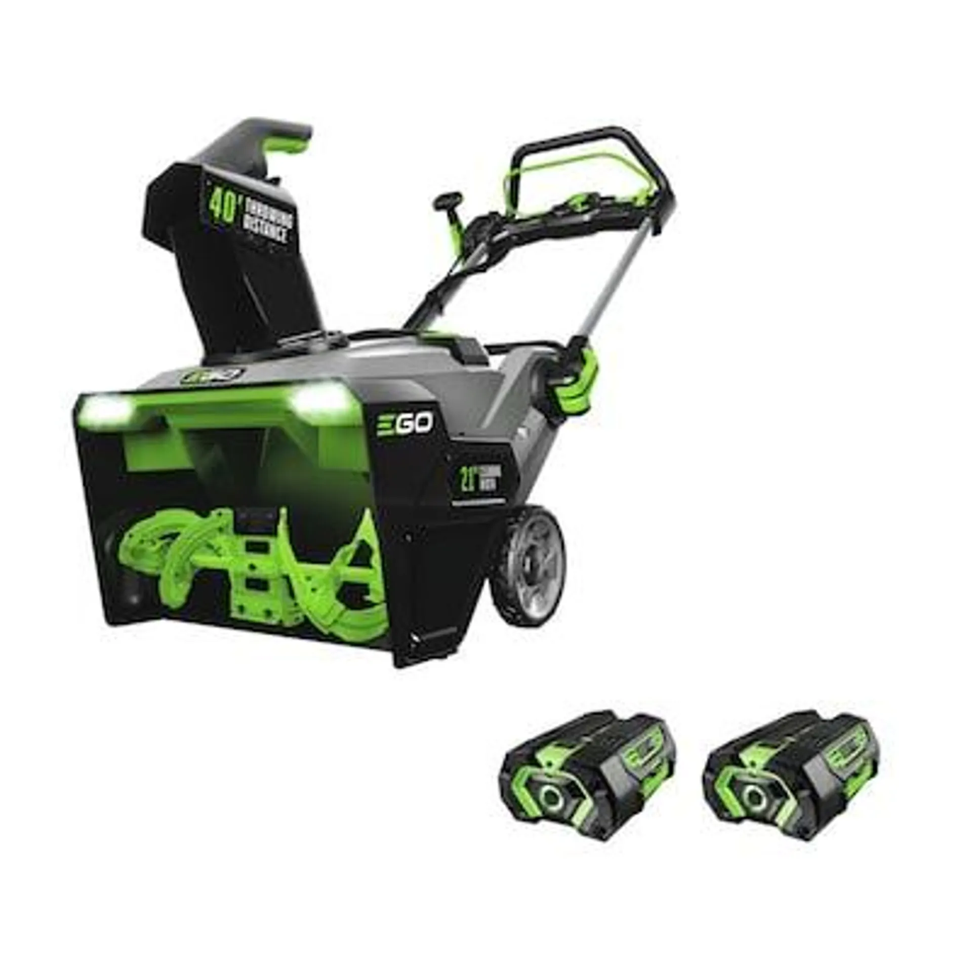 POWER+ Peak Power 56-volt 21-in Single-stage Push Cordless Electric Snow Blower 5 Ah (Battery and Charger Included)