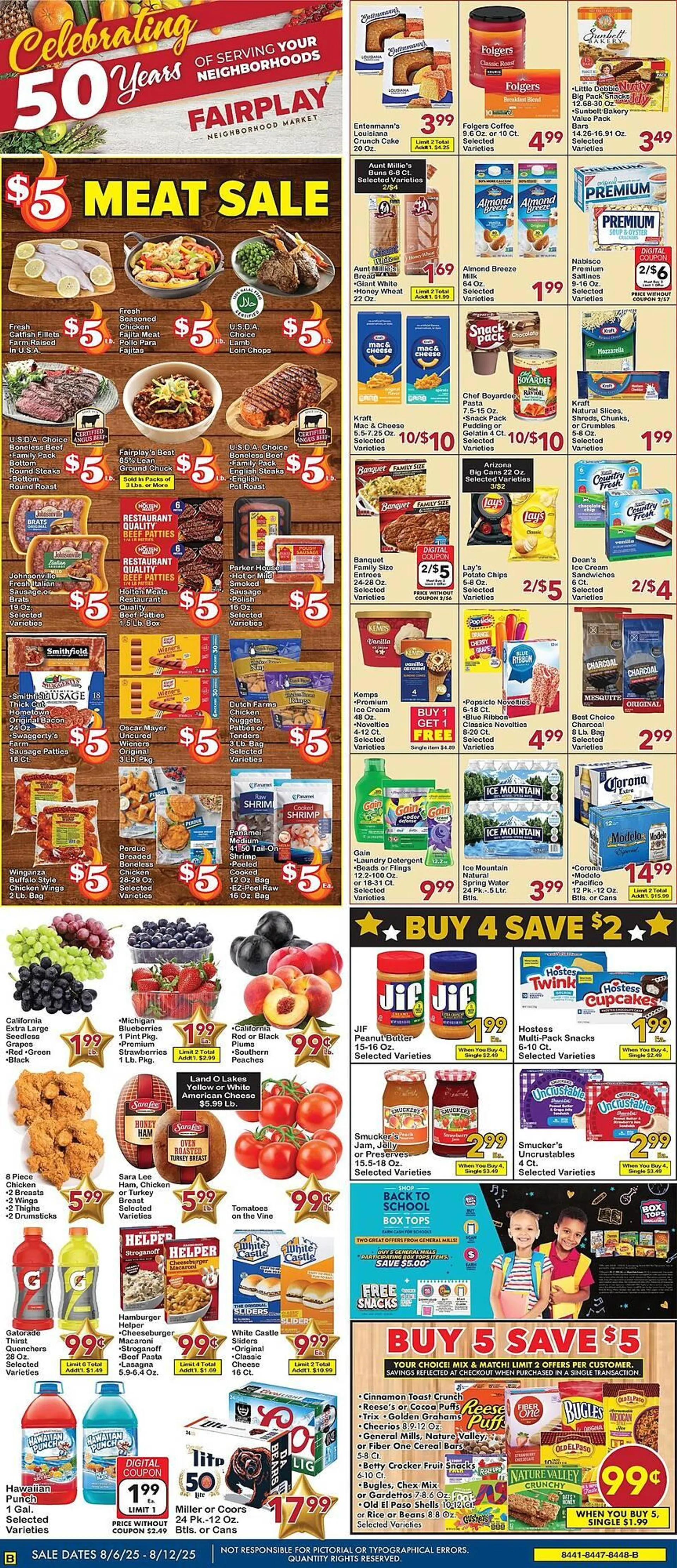 Weekly ad Fairplay Weekly Ad from August 6 to August 12 2025 - Page 1
