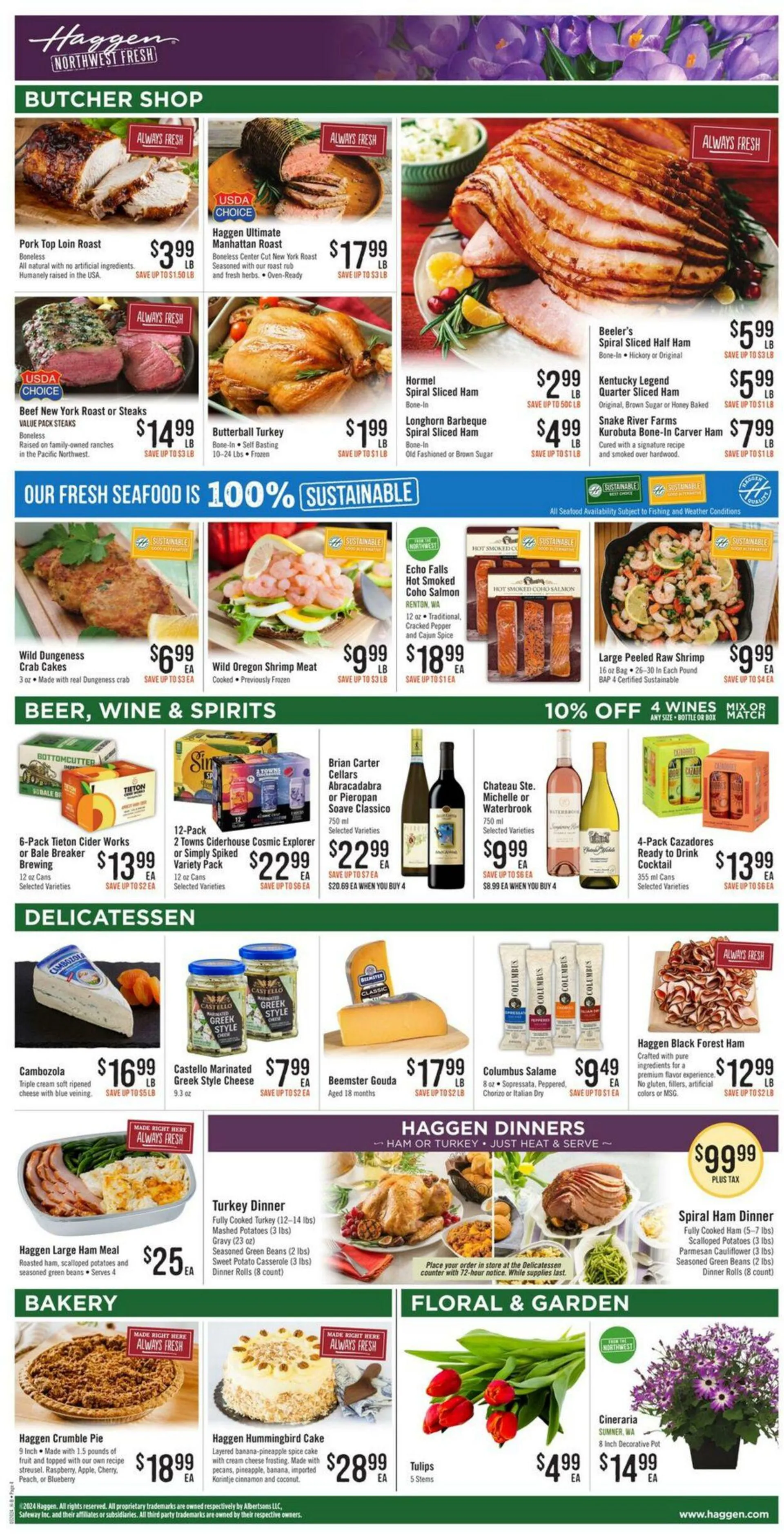 Weekly ad Haggen Current weekly ad from March 20 to April 2 2024 - Page 4